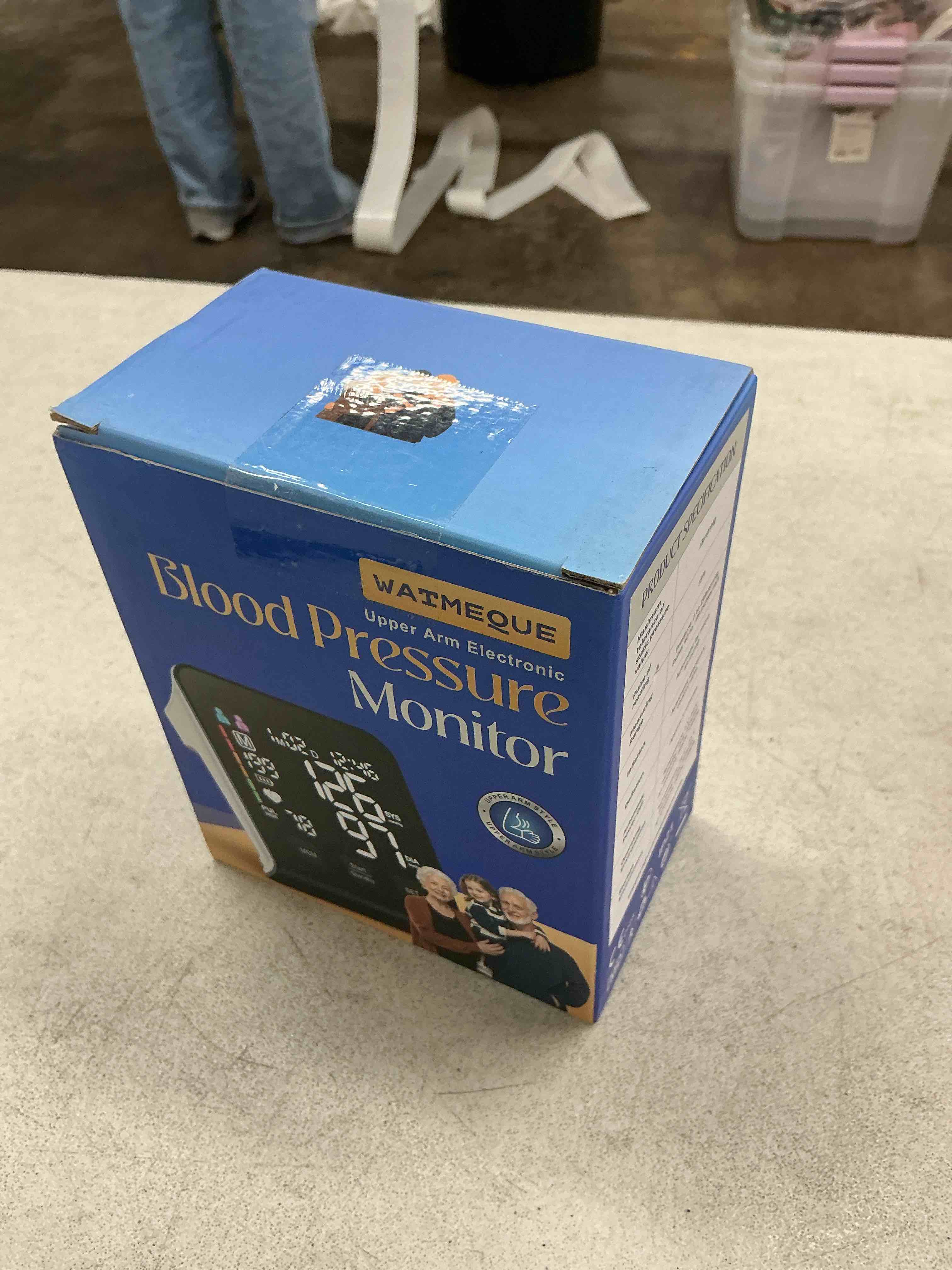 Condition photo showing New/Like New for fda-cleared blood pressure monitor, fsa&hsa eligible home & travel bp machine, adjustable wide-range cuff for seniors & pregnancy, stores previous readings, accurate daily health tracking