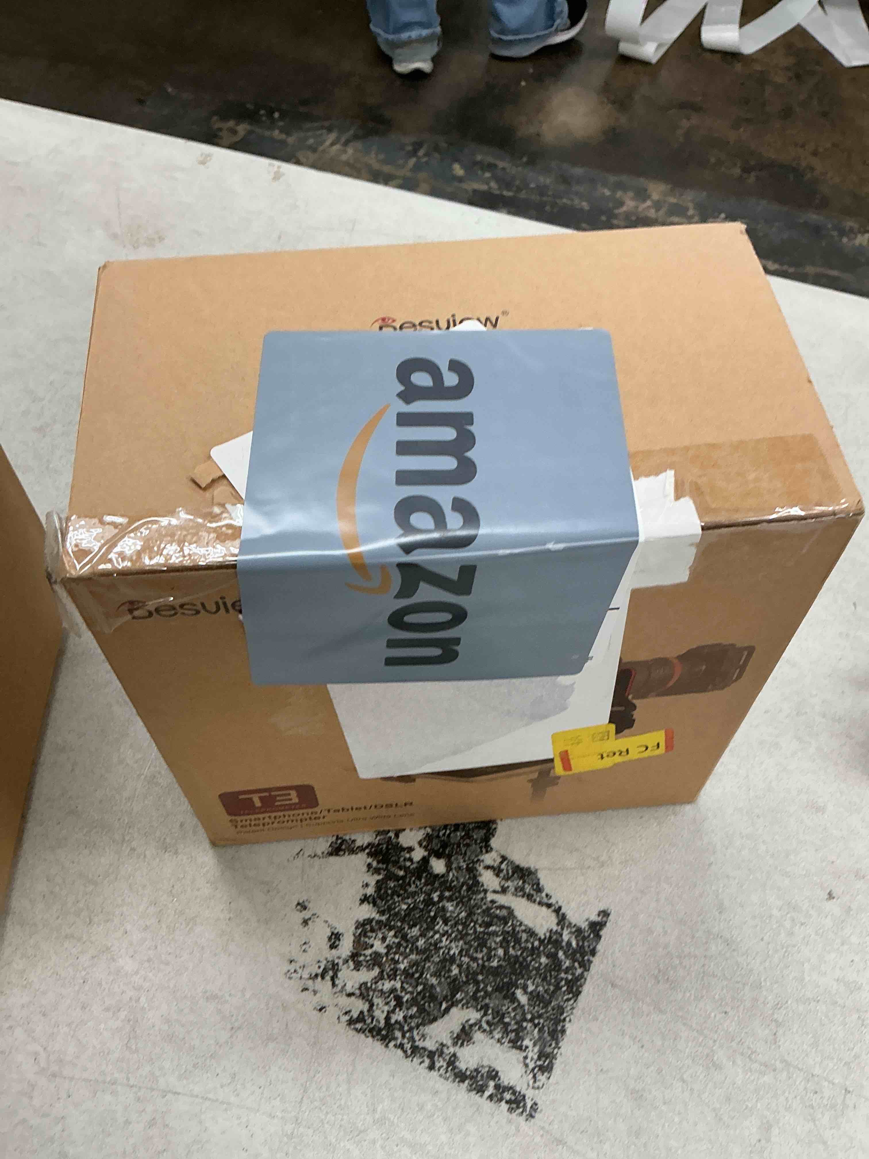 Condition photo showing New/Like New for desview t3 teleprompter for camera & smartphone - supports ipad/tablet up to 10" - beam splitter glass with bluetooth remote - wide angle support for youtube, tiktok & live streaming