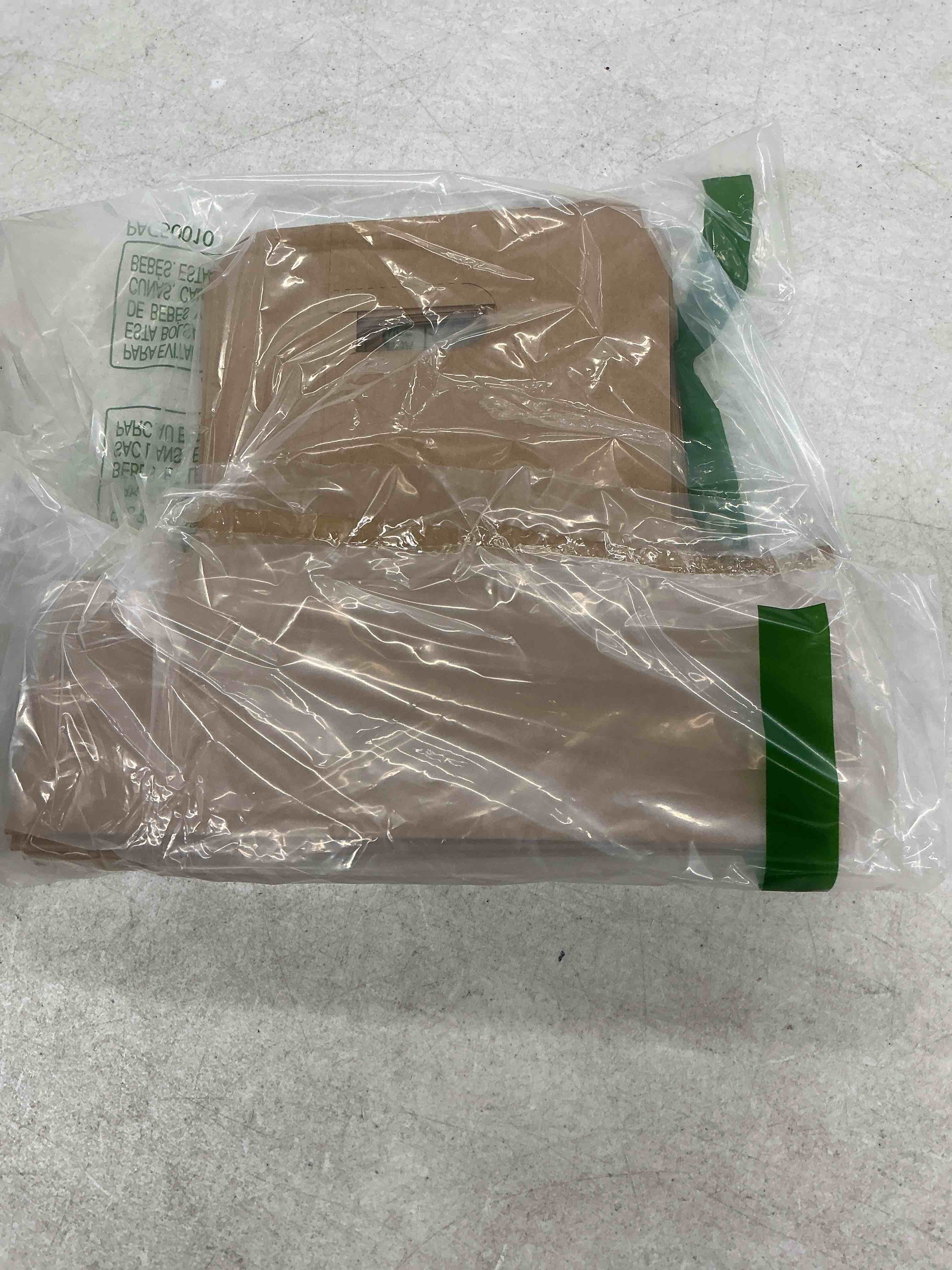 Condition photo showing Good Condition for 2 cup disposable drink carrier for delivery with handle, 10 kraft paperboard cup holder, cup carriers for hot or cold drinks, to go coffee cup holder for food delivery brown 10 pcs brown