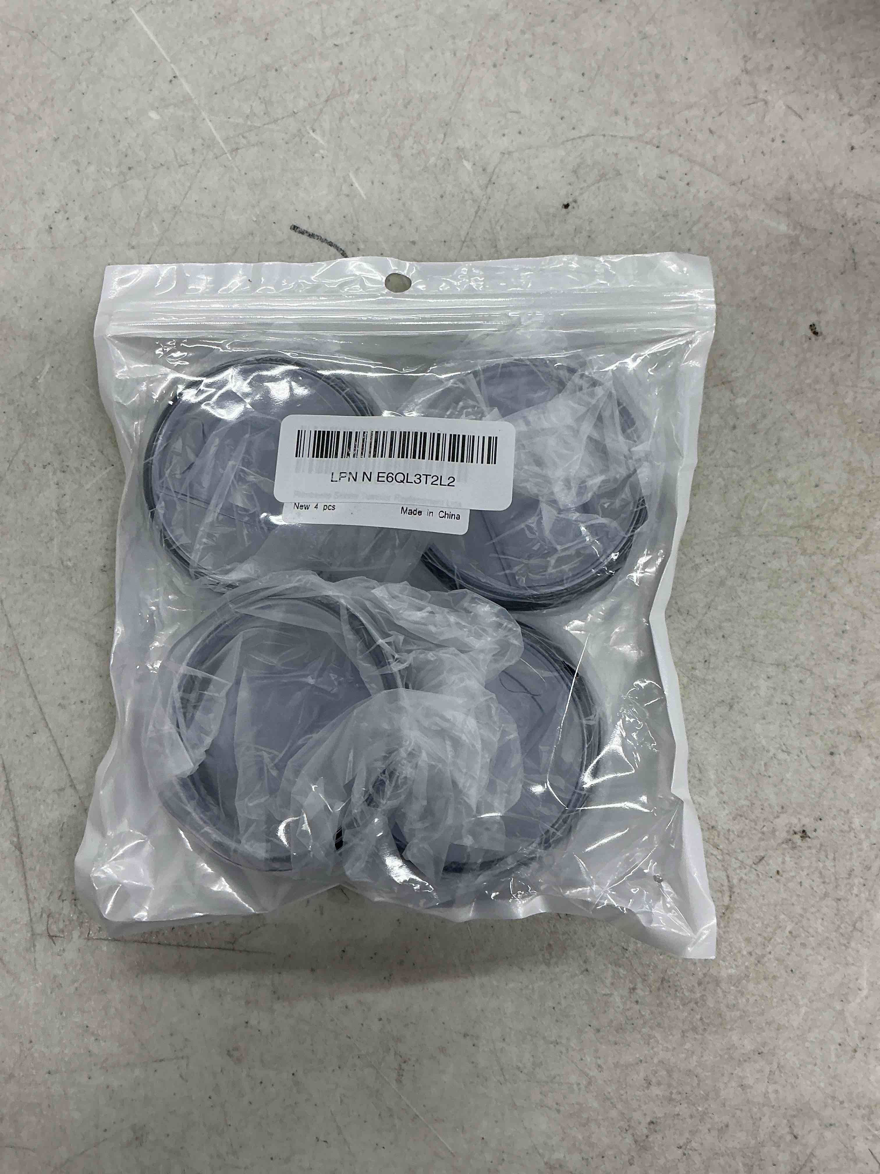 Condition photo showing Good Condition for 4 pcs replacement lids for 20 oz flat bottomed straight body tumblers with inner mouth about 2.76inch, replacement skinny cup lids for water, coffee or tea on travel, work hour and daily life