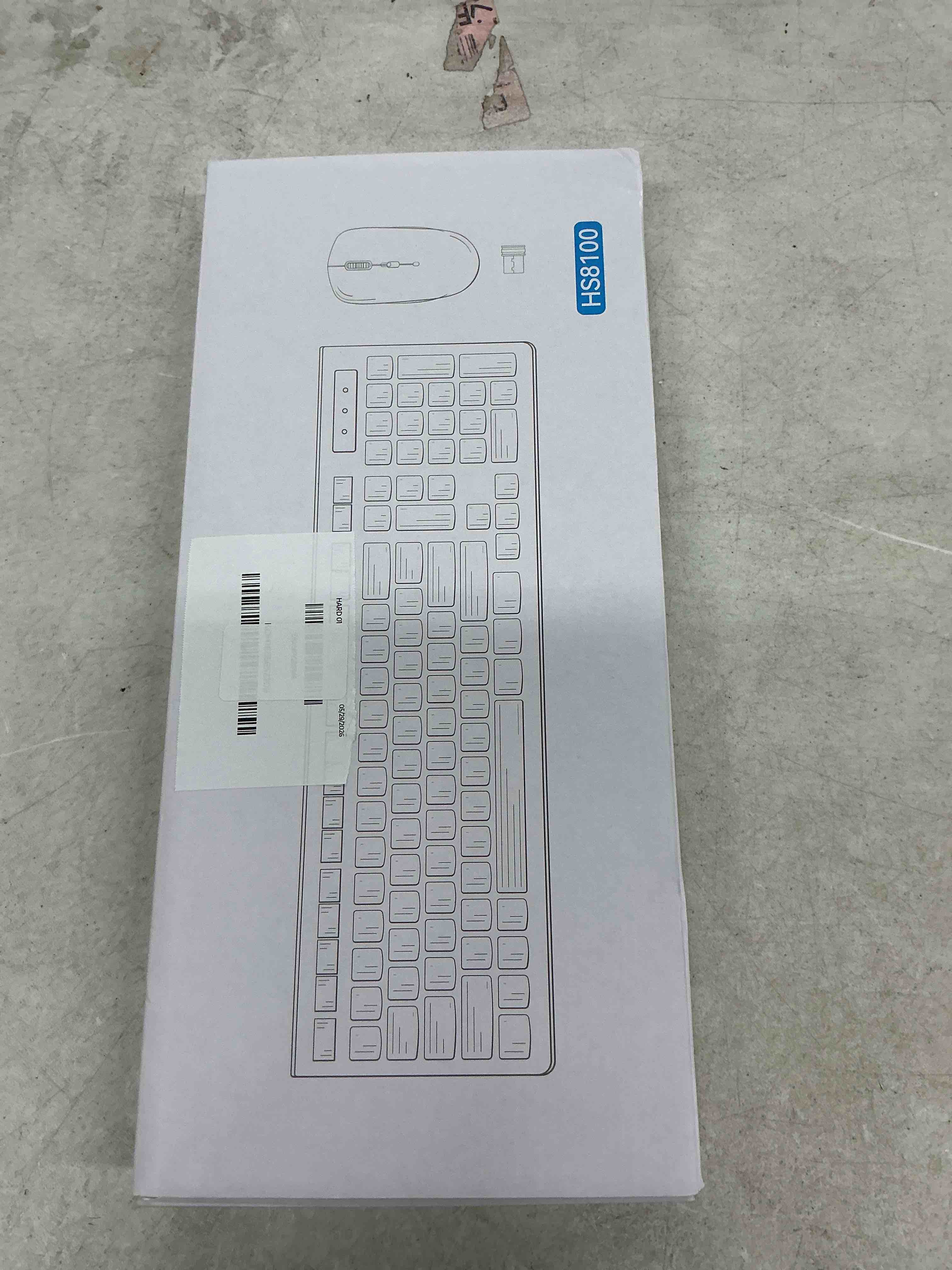 Condition photo showing Good Condition for wireless keyboard and mouse combo, full-sized wireless keyboard and adjustable dpi mouse, 2.4ghz usb receiver, silent keyboard and mouse for pc, windows, mac, desktop, laptop(purple)