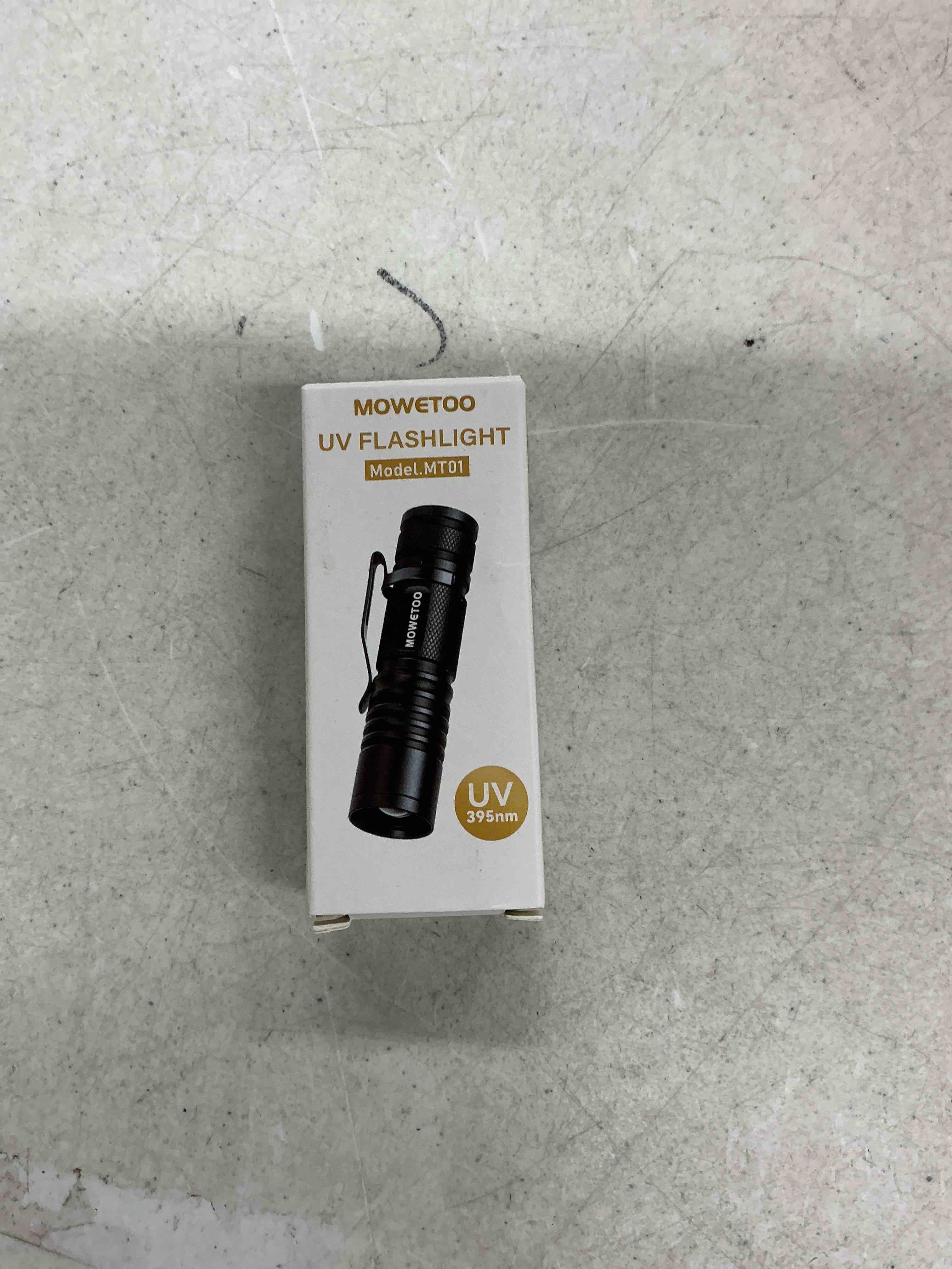 Condition photo showing Good Condition for black light uv flashlight rechargeable, 395nm mini zoomable blacklight woods lamp, portable but powerful usb ultraviolet flashlights for pet urine detection, home, scorpions, resin curing, leak