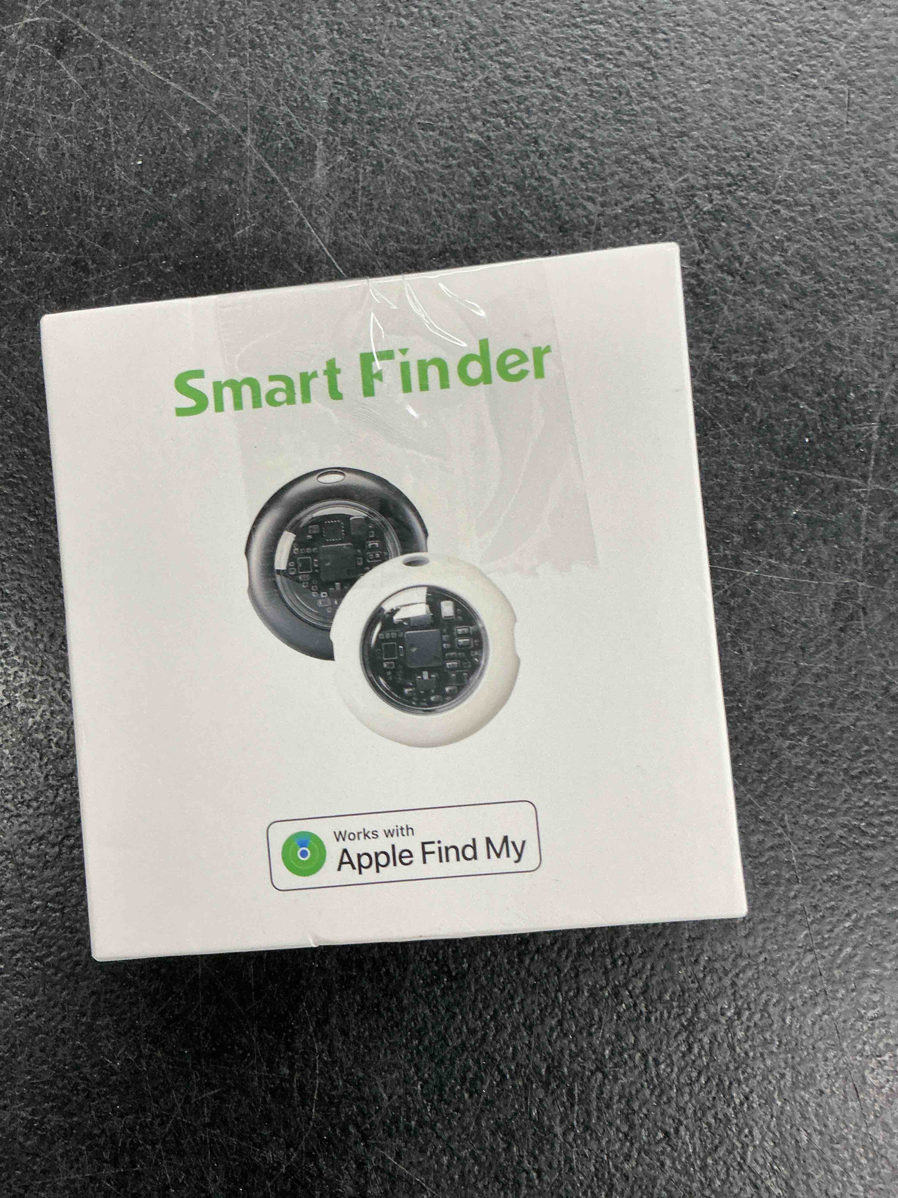 Condition photo showing Good Condition for 4 pack bluetooth tracker tags for apple find my mfi certified key finder | no subscription required replaceable battery loud alarm water-resistant air tracker tags for keys wallets luggage and pets white