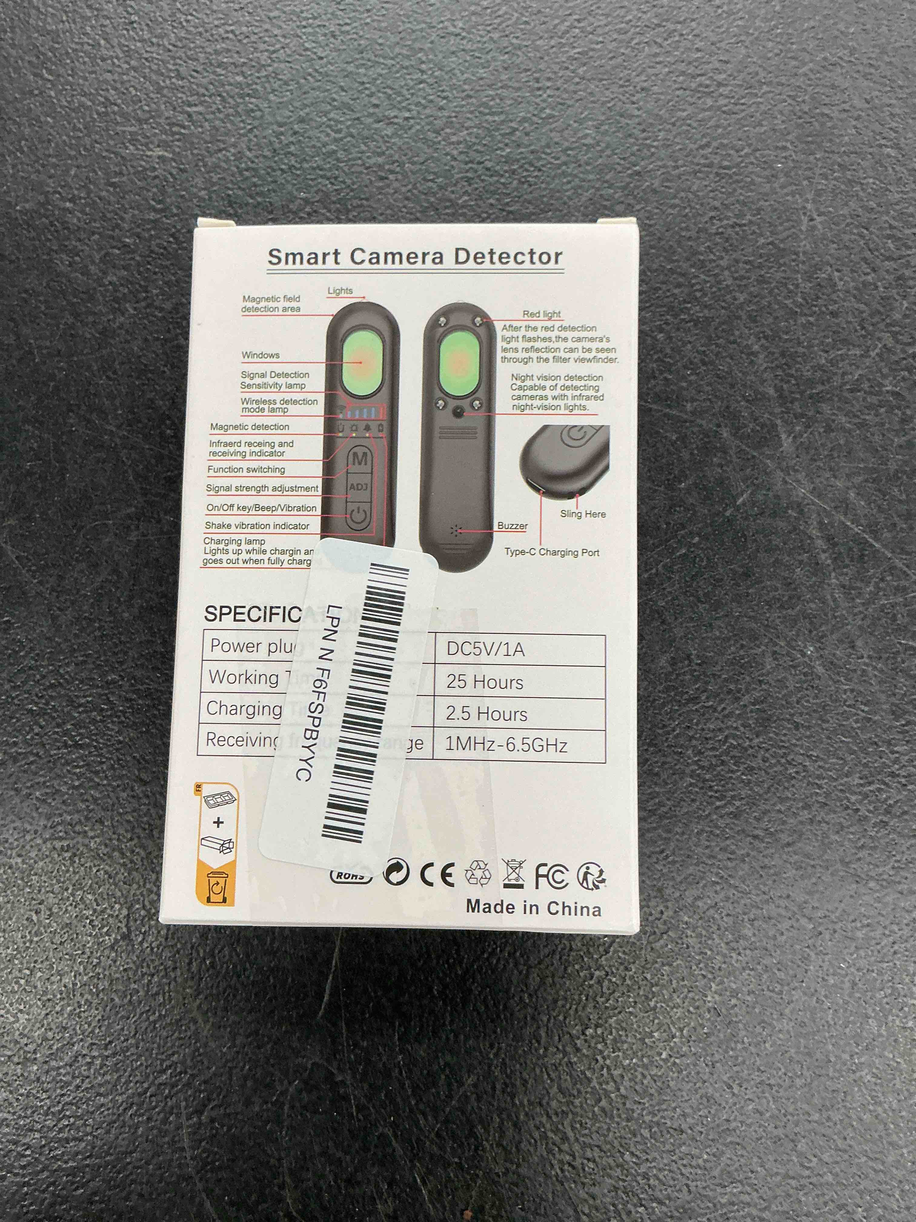 Condition photo showing Good Condition for ai hidden camera detector 2026 upgraded, anti-spy bug detector, gps tracker & listening device detector, rf signal scanner for hotel, airbnb, office, home, car, bathroom, travel security