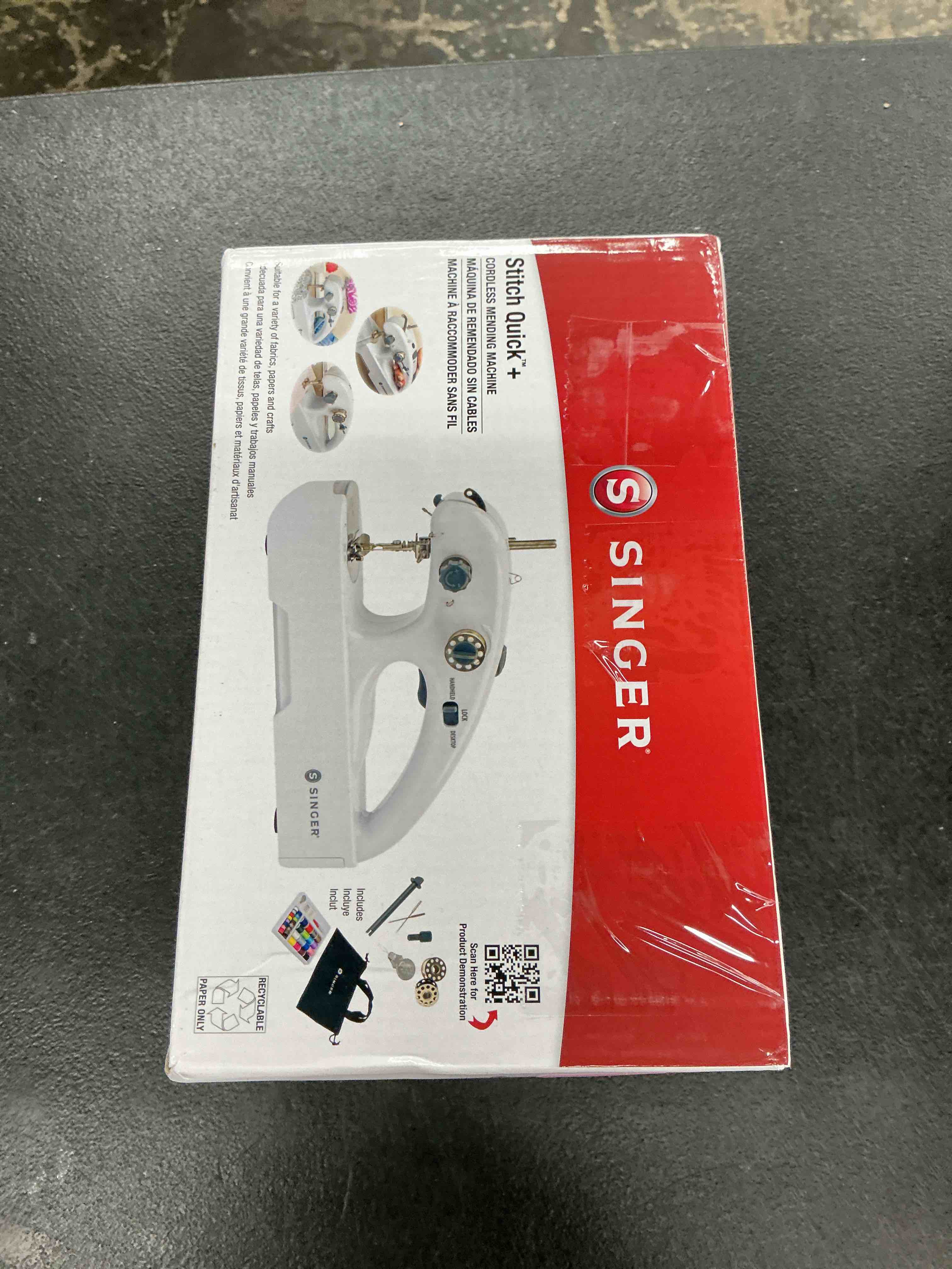 Condition photo showing Good Condition for singer stitch quick + portable cordless mending machine bundles (two thread stitch quick + & bundle)