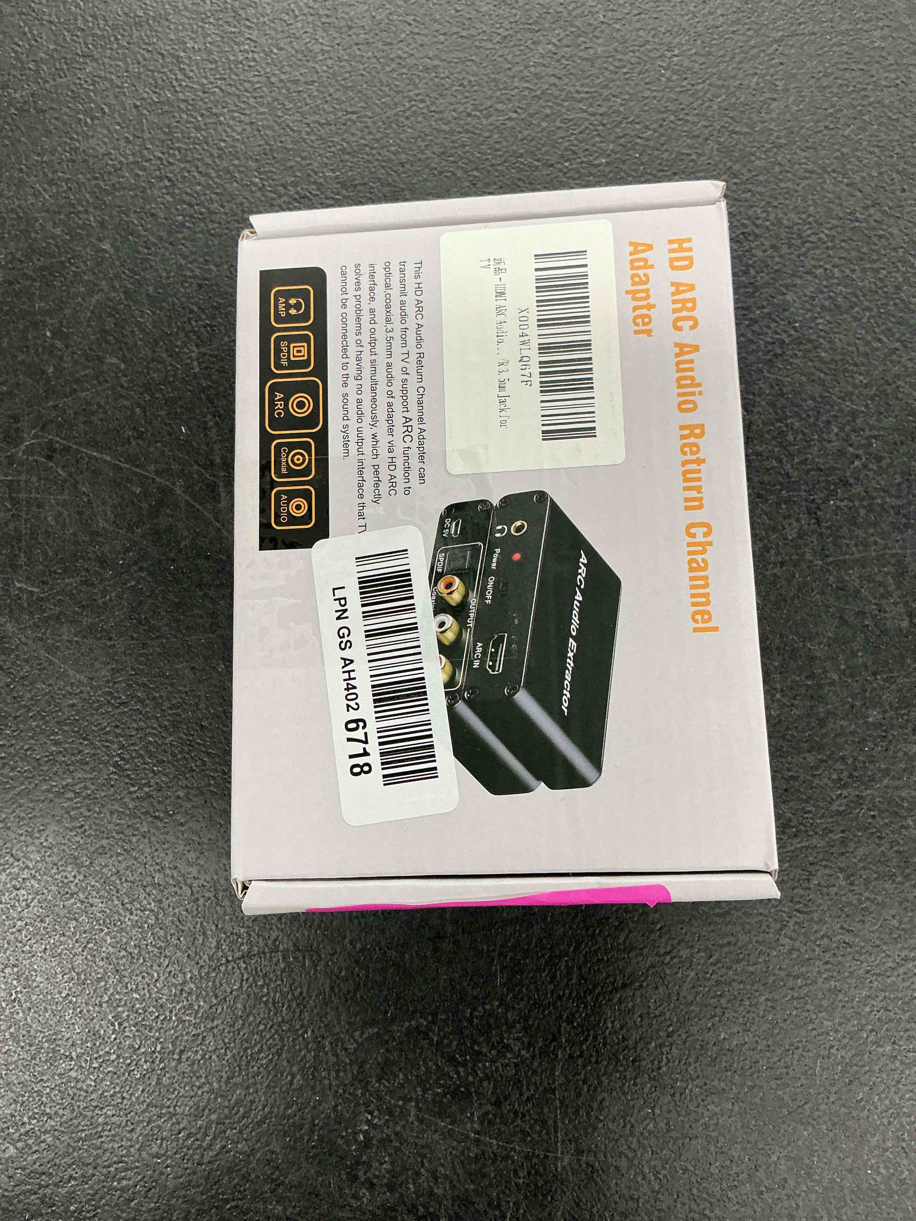 Condition photo showing Good Condition for hdmi arc audio extractor converter,192khz arc audio extractor dac converter, digital to analog audio converter (arc/spdif coax input) black 02