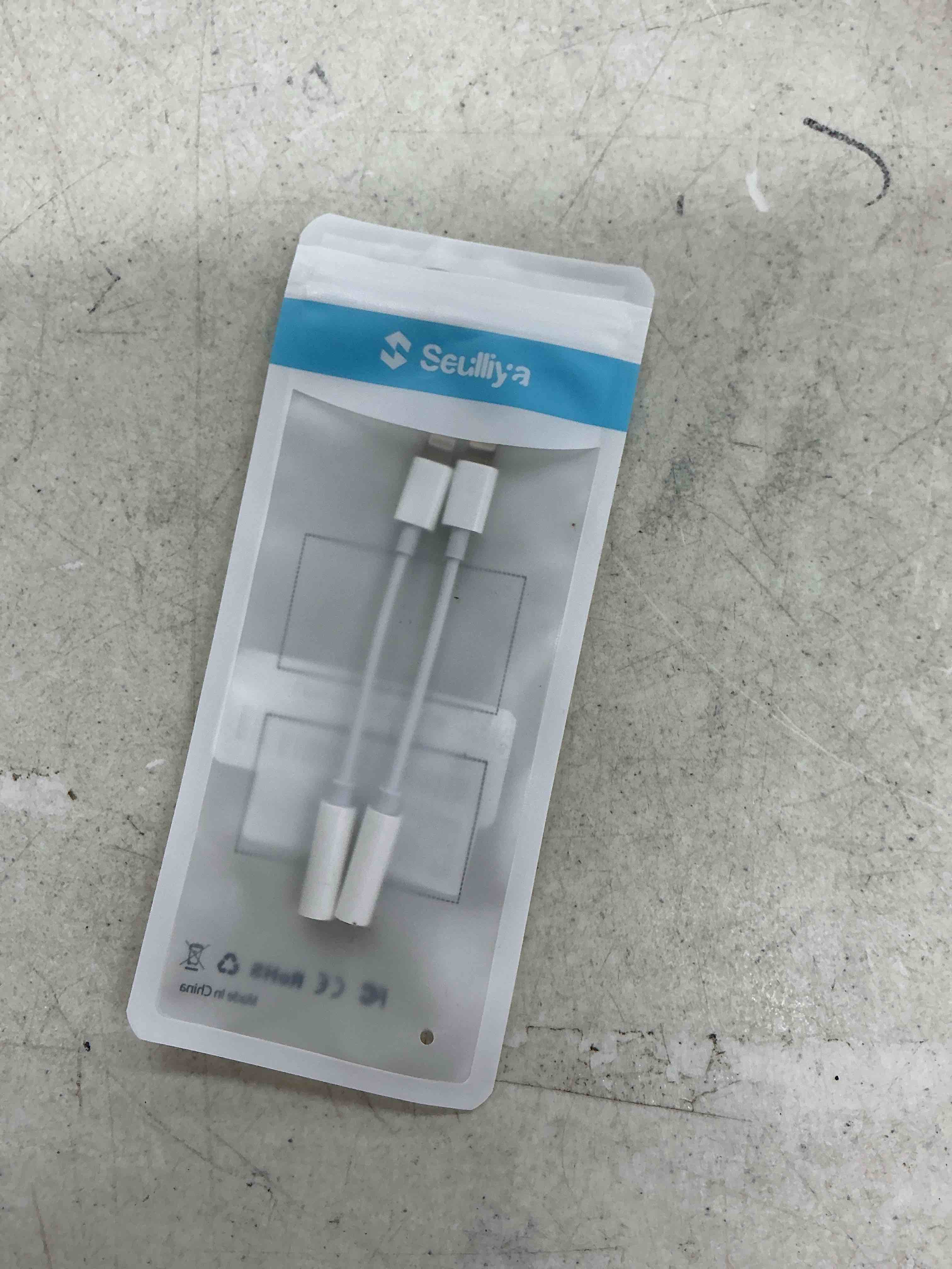 Condition photo showing Good Condition for [apple mfi certified] 2 pack lightning to 3.5 mm headphone jack adapter, iphone aux adapter converter dongle audio cable compatible with iphone 14 13 12 11 x xs 8 7 1 white/lightning 2pack