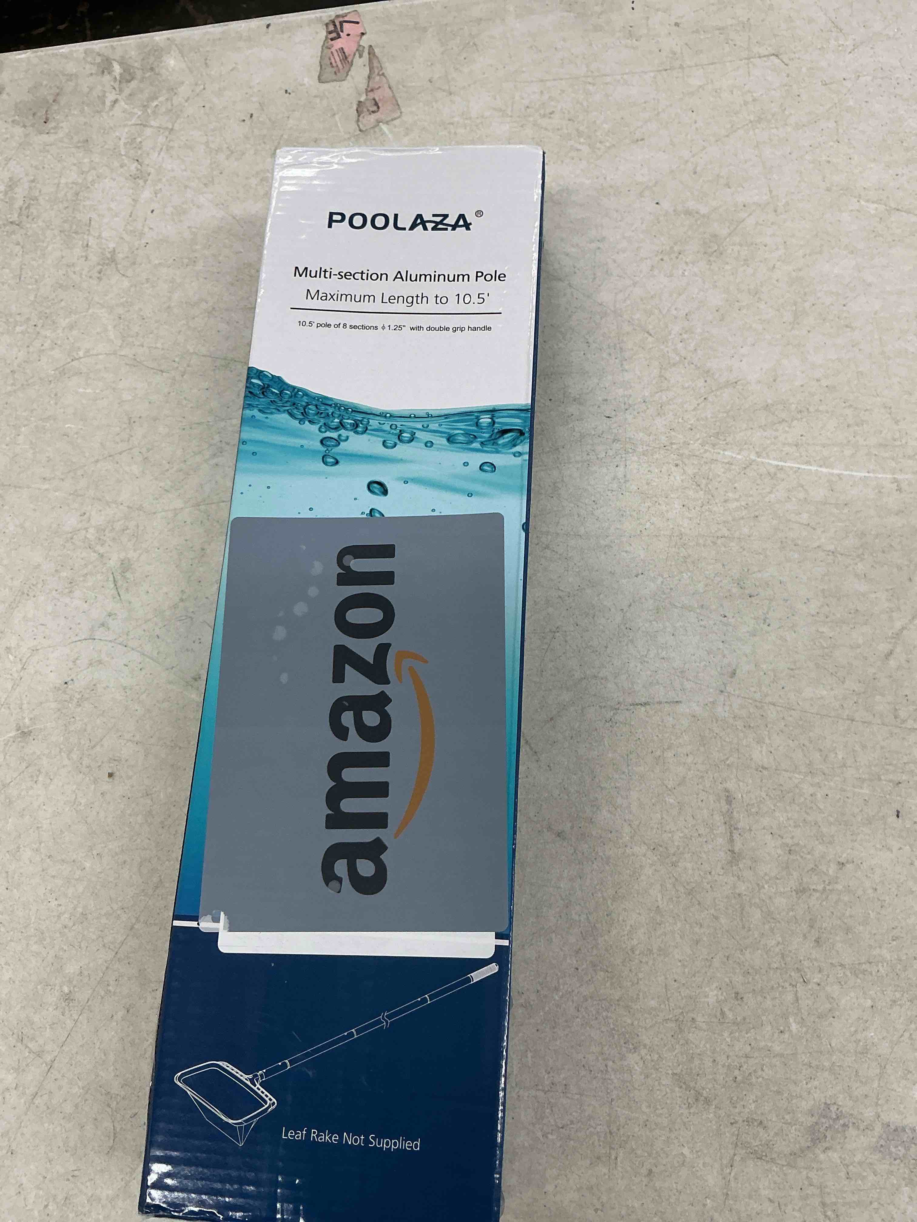 Condition photo showing Good Condition for poolaza pool pole dual-handle, anodized aluminum pool skimmer pole, detachable & telescopic pool pole up to 10.5 ft, portble pool poles for cleaning suitable for pool skimmer, vacuum head, brush etc.