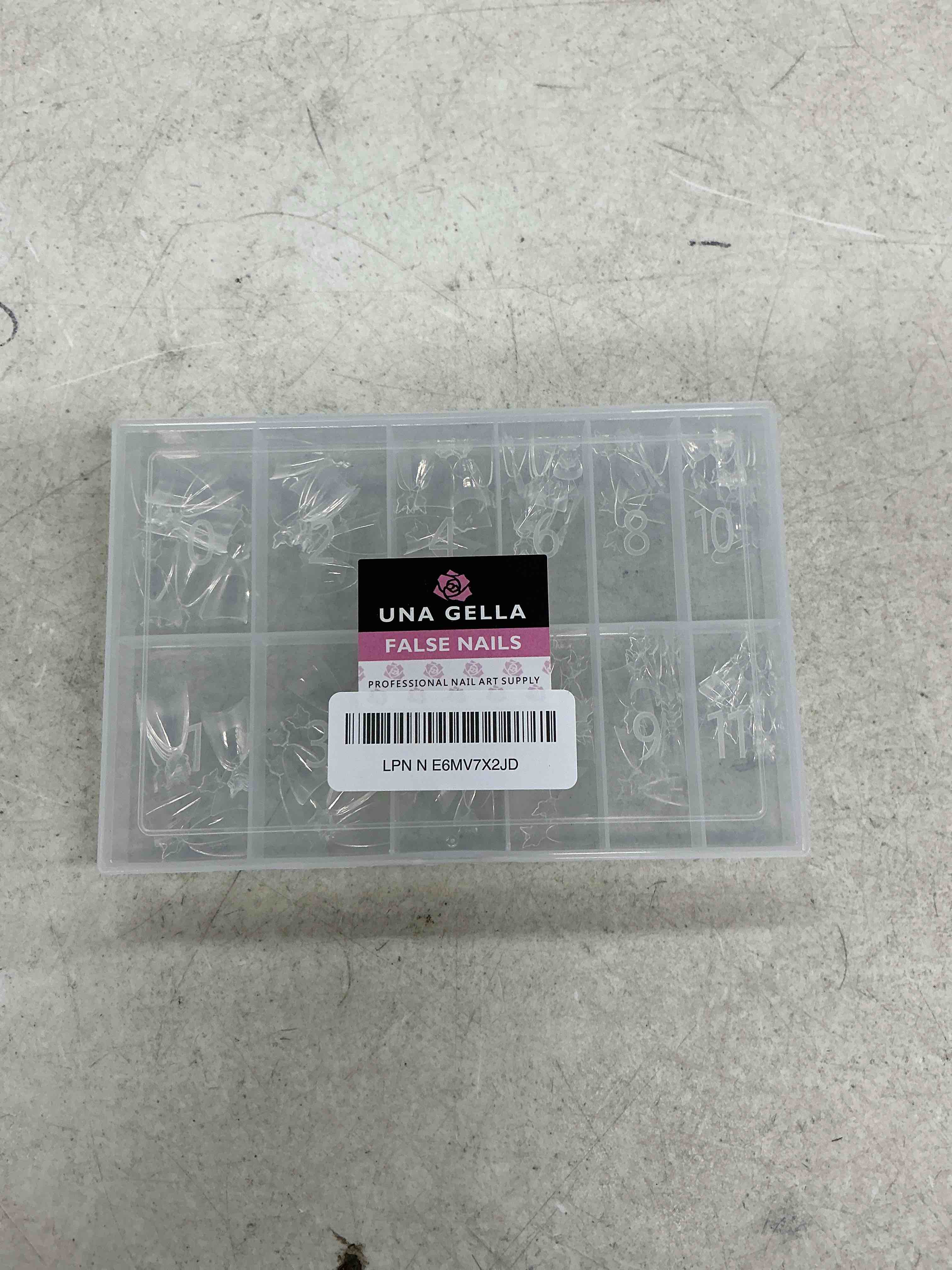 Condition photo showing Good Condition for una gella almond shape nail tips half cover 216pcs medium almond gel nail tips pre-buff matte soft gel acrylic press on nails easier nail extentions art salon 12 sizes a1-medium almond half