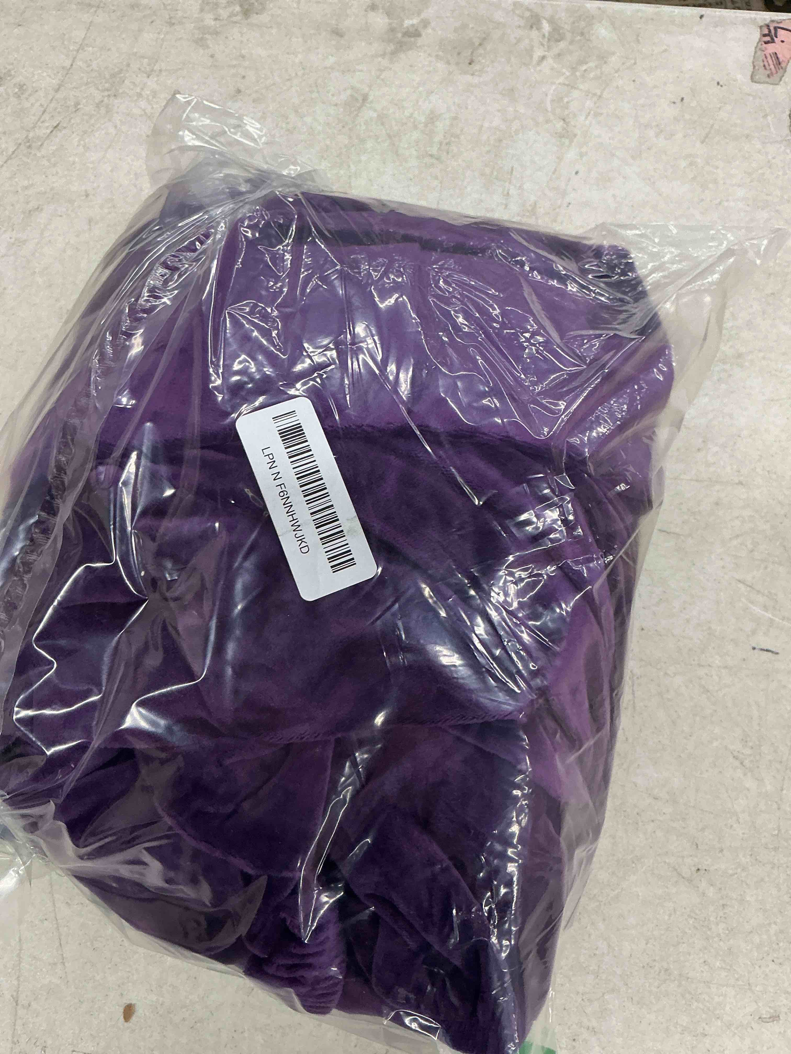 Condition photo showing Good Condition for guli wingback chair cover 2-piece, wing chair covers armchair chair slipcovers spandex sofa cover furniture protector machine washable removable for living room,bedroom,hotel(velvet-purple)