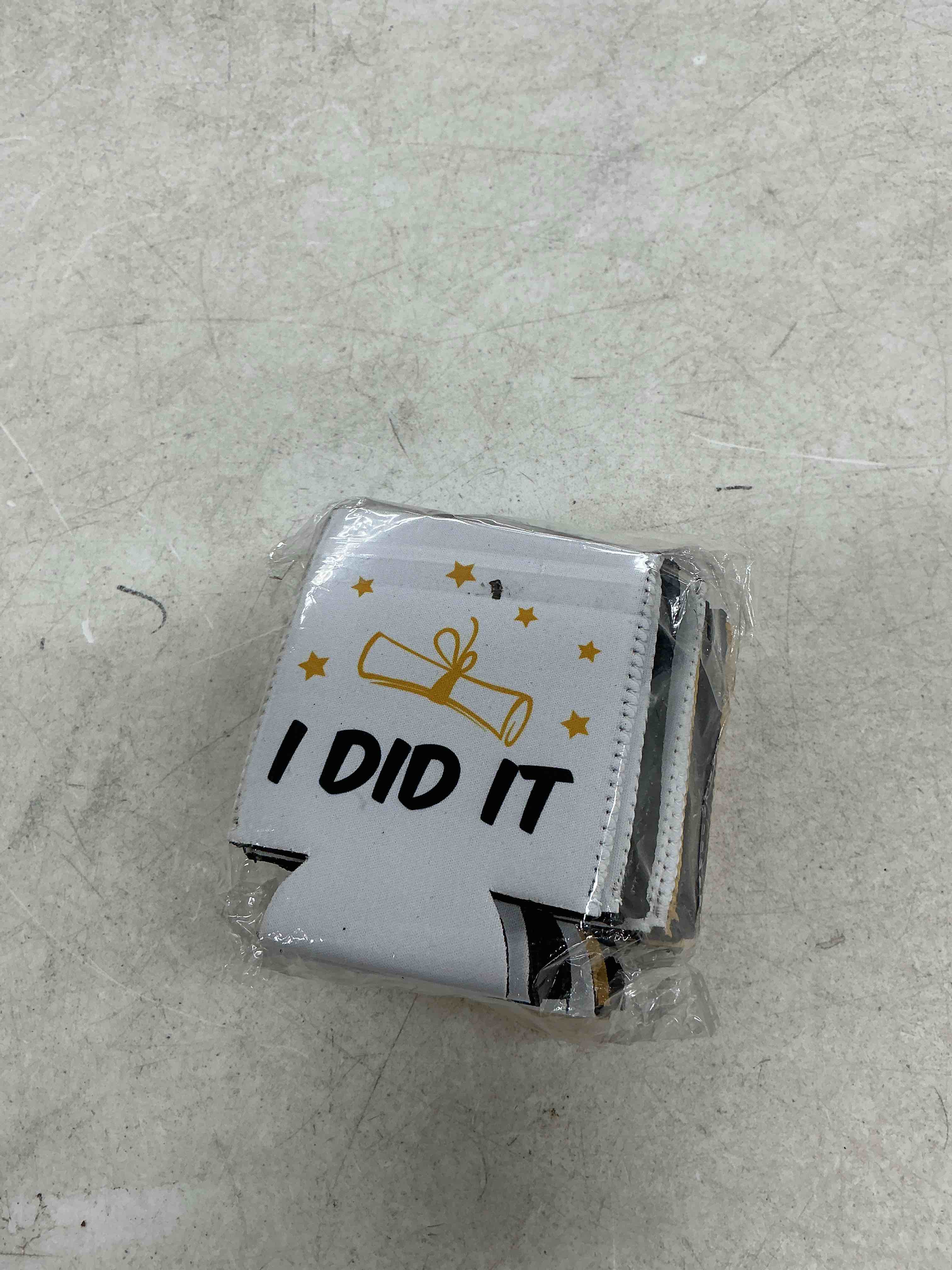 Condition photo showing Good Condition for 12pcs graduation can cooler party supplies – congrats grad class of 2026 beverage cover sleeves decorations