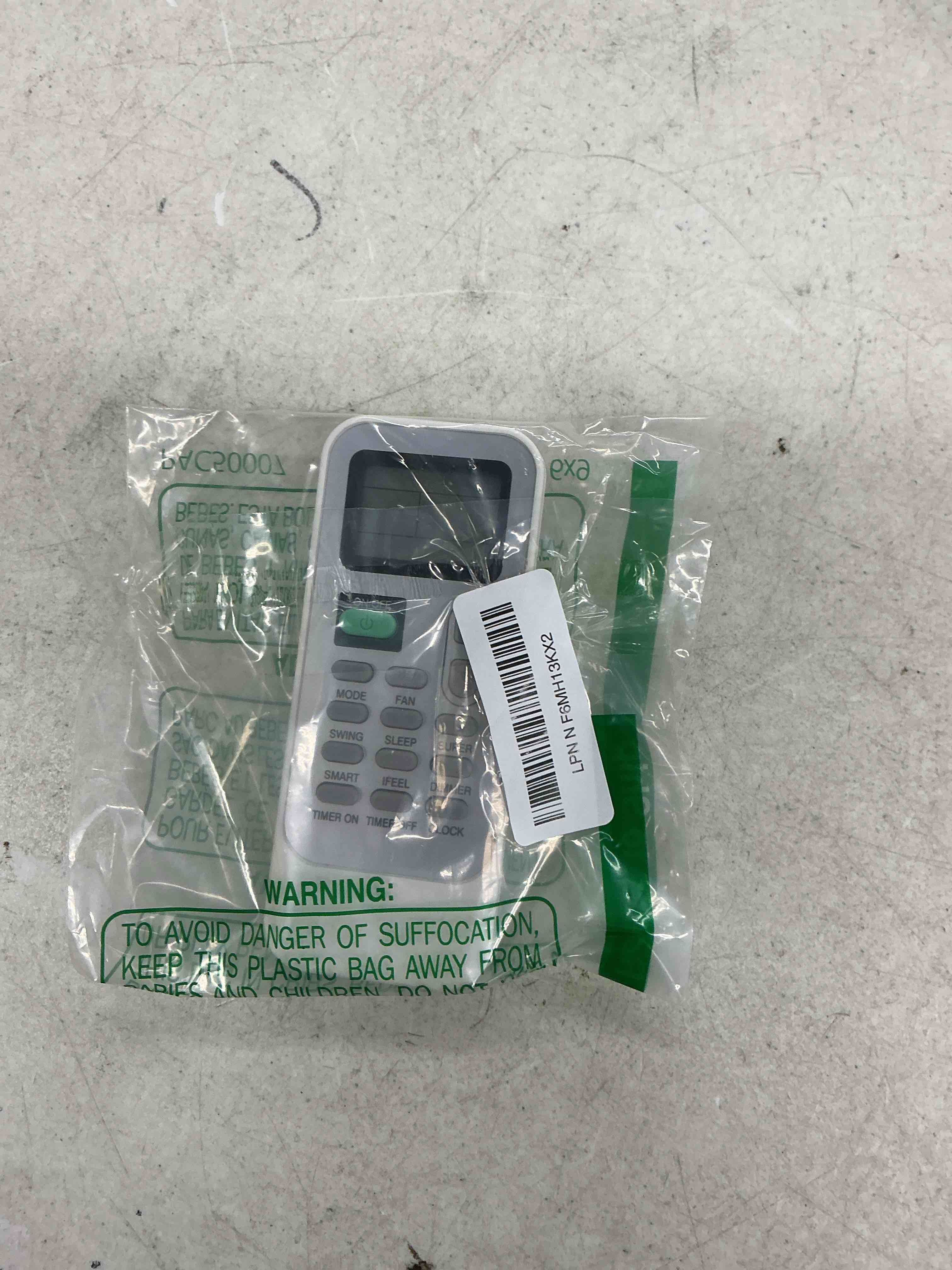Condition photo showing Good Condition for zwp dg11j1-01 replacement remote control for hisense air conditioner | for model? dg11j1-98 dg11j1-04 dg11j1-05 dg11j1-05(e) y-j1-01(e) absem4h4s09 absem4h4s12 absci4h4s18 absci4h4s24