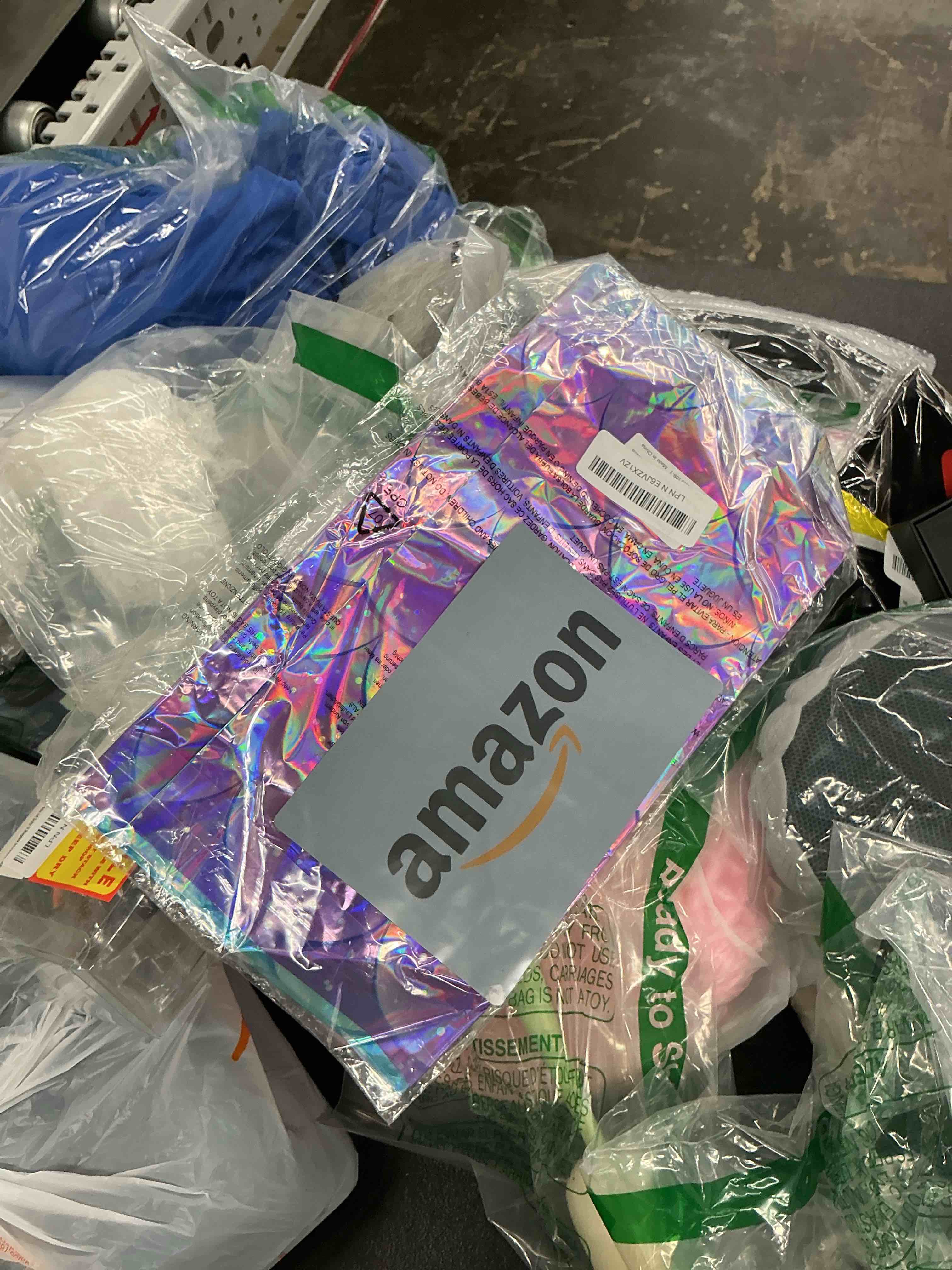 Condition photo showing Good Condition for 1pcs mermaid iridescence plastic tablecloths,mermaids laser table cloths holographic foil disposable table cover for girls birthday wedding disco holiday mermaid themed party decorations 54 x108 inch iridescent purple green 54" x 108" (rectangular) - 1 pack