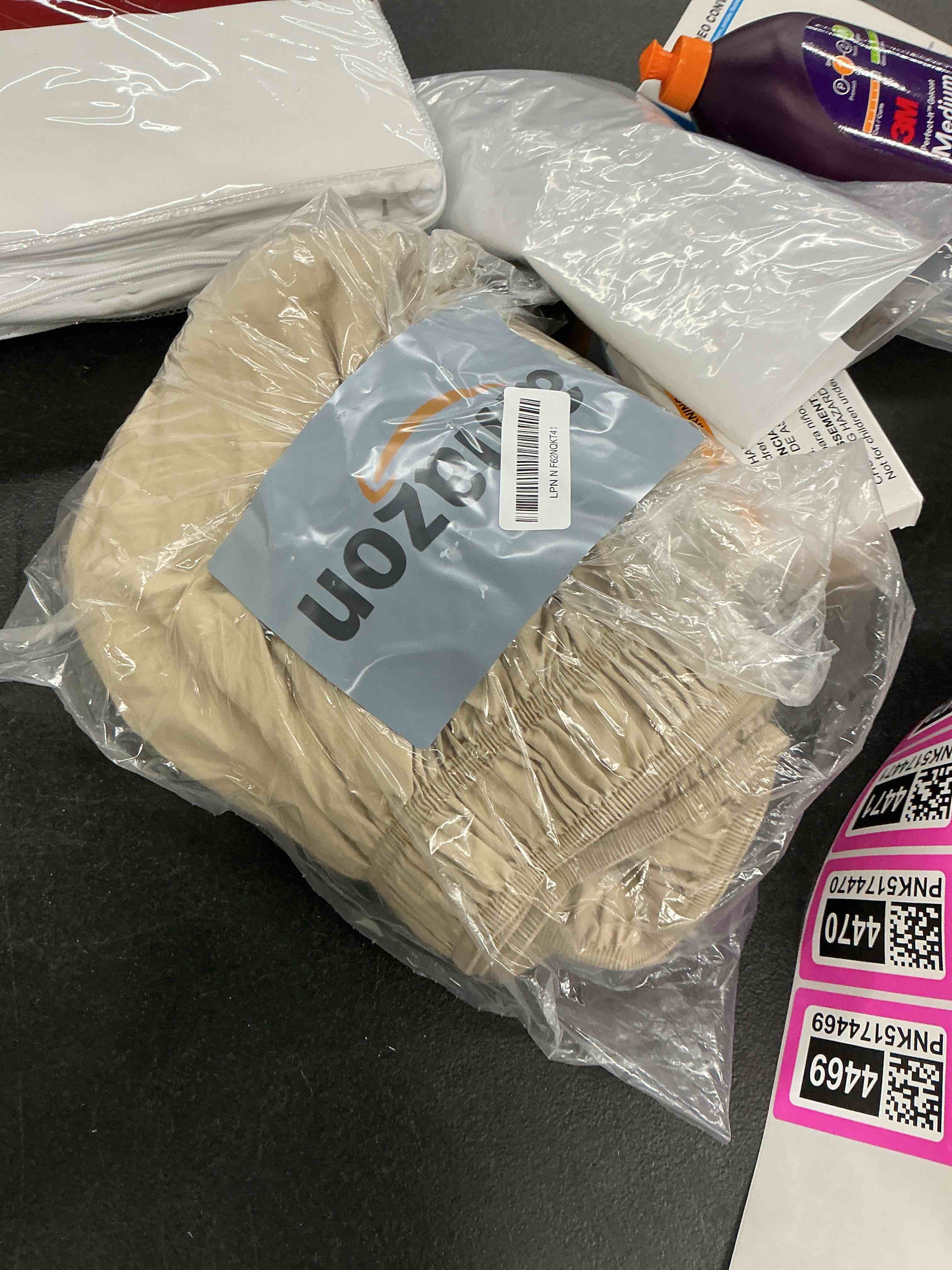 Condition photo showing Good Condition for wrap around dust ruffle bed skirt - beige - for king size beds with 21 inch drop - easy fit elastic strap - adjustable pleated bedskirt w/brushed fabric - wrinkle free - for women, men, kids & teens king/cal king 21" - drop 13 - beige