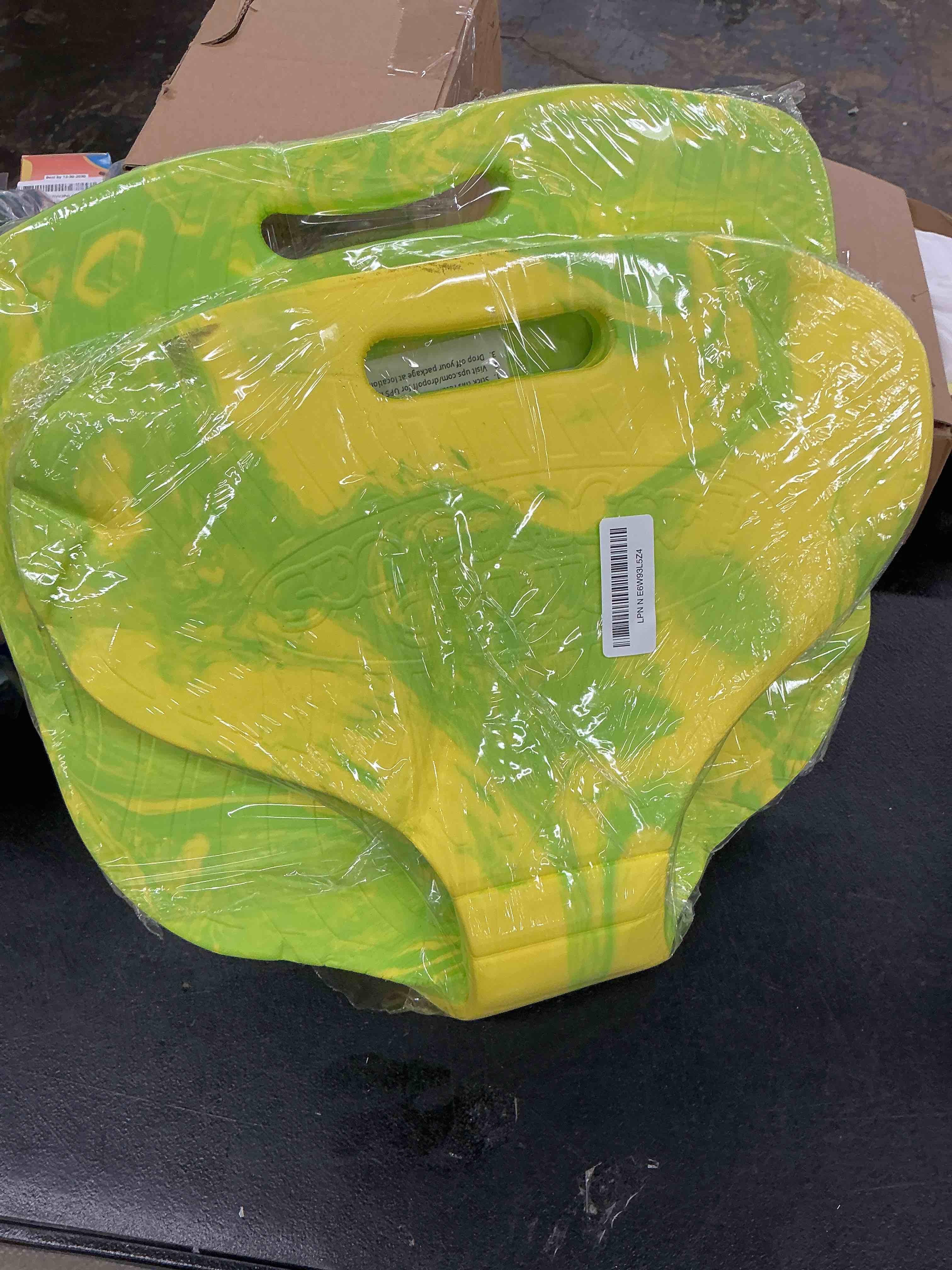 Condition photo showing New/Like New for airhead comfort saddle pool float, sun comfort & cove models, pool and lake chair, multiple colors/styles lime swirl