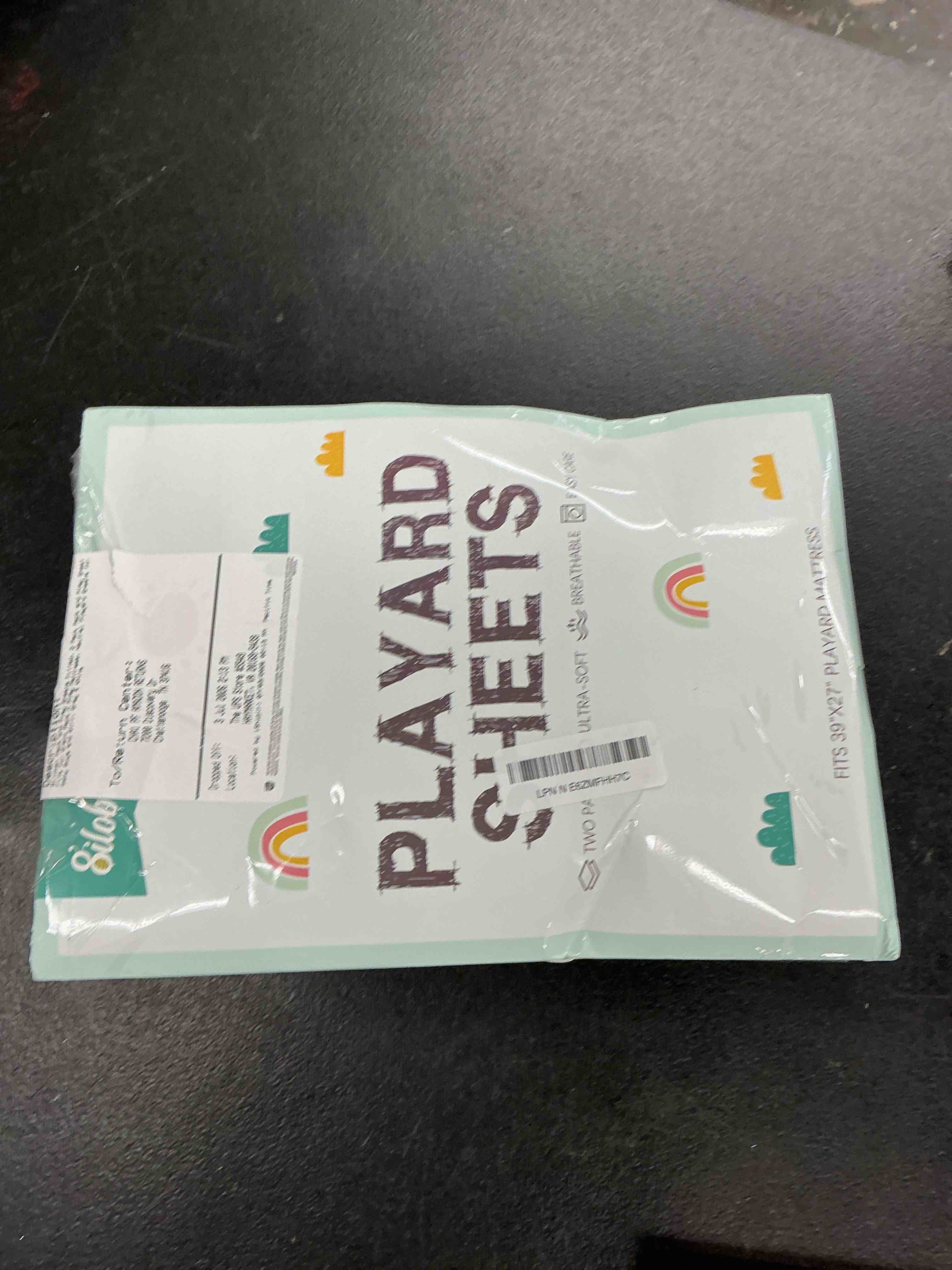Condition photo showing Good Condition for biloban pack and play sheets fitted, 2 pack pack and play sheet fits for graco pack n play mattress, neutral playard sheets for baby boys and girl, grey & white grey & white pack n play /playard sheets