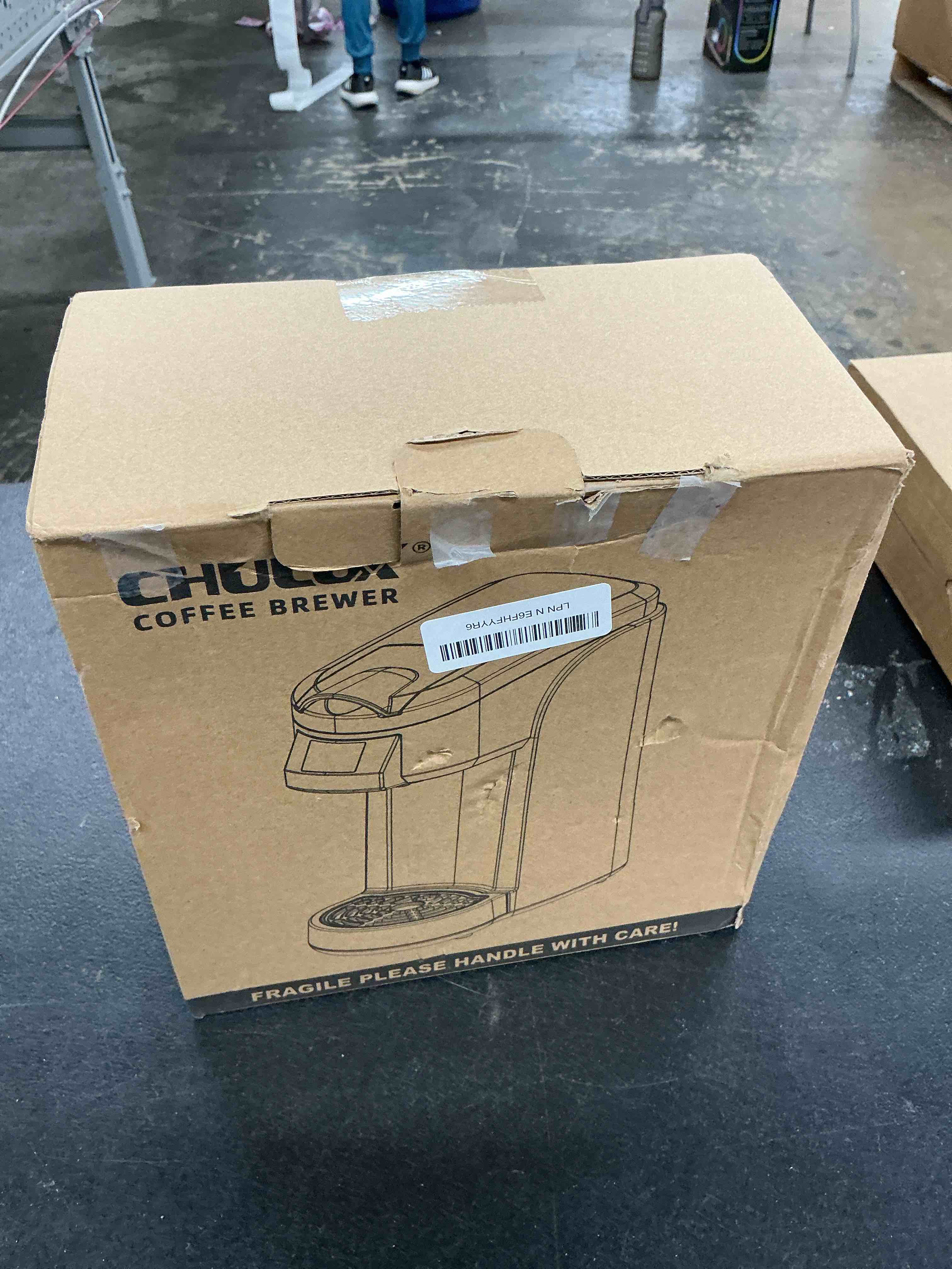 Condition photo showing Good Condition for chulux lite single serve coffee maker for k cup capsules, single cup reservoir coffee maker with one touch brewing, 5 to 12 oz brew sizes, designed specifically for standard mugs, pink