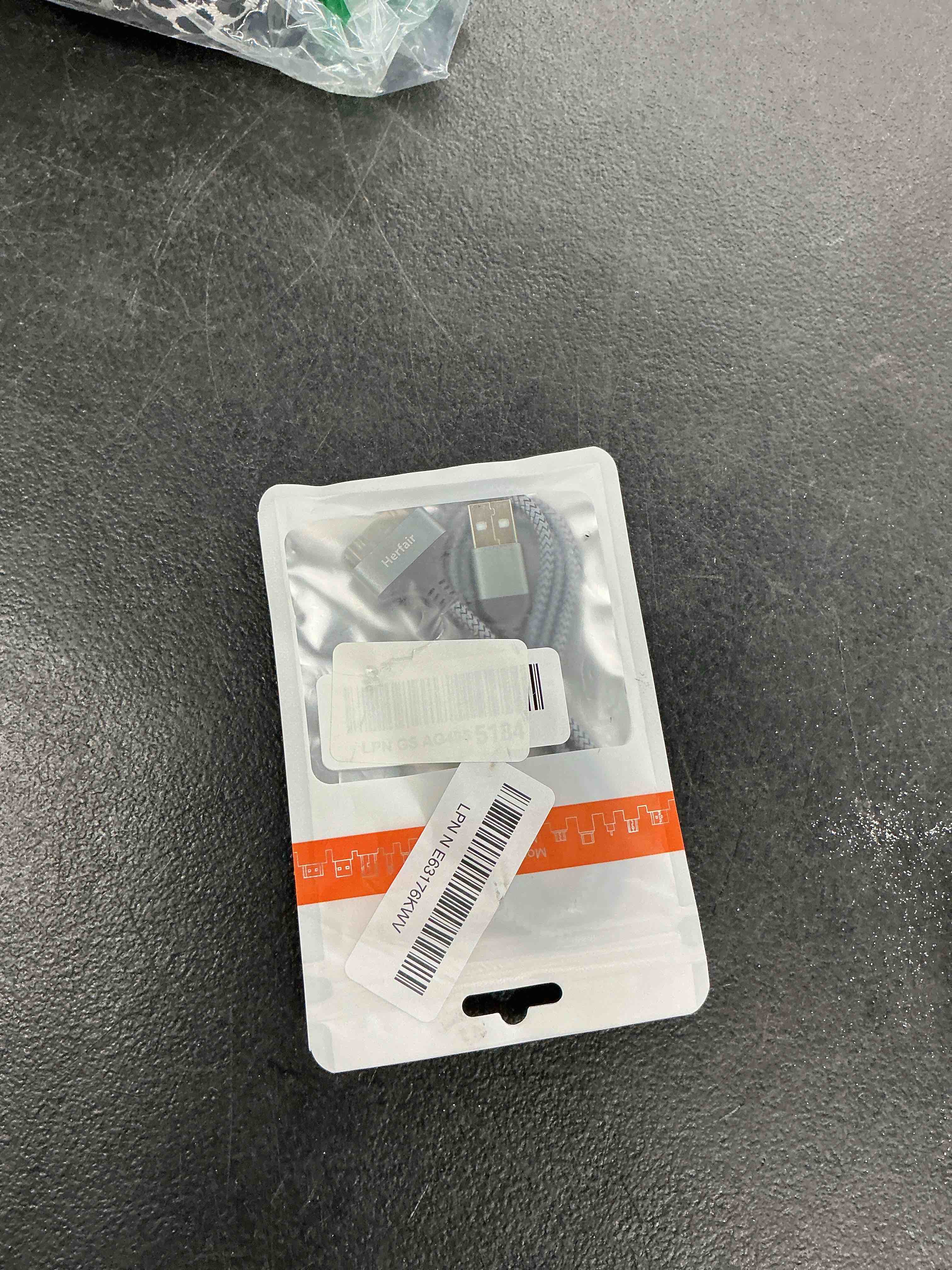 Condition photo showing New/Like New for herfair braided 30 pin charging cable compatible with iphone 4/4s/3g/3gs, old ipad 1 2 3, ipod touch 4 3 2 1, ipod nano 2 3 4 5 6 & ipod classic 3/4/5/6/7 (6.5ft) one pack 2m/6.56ft