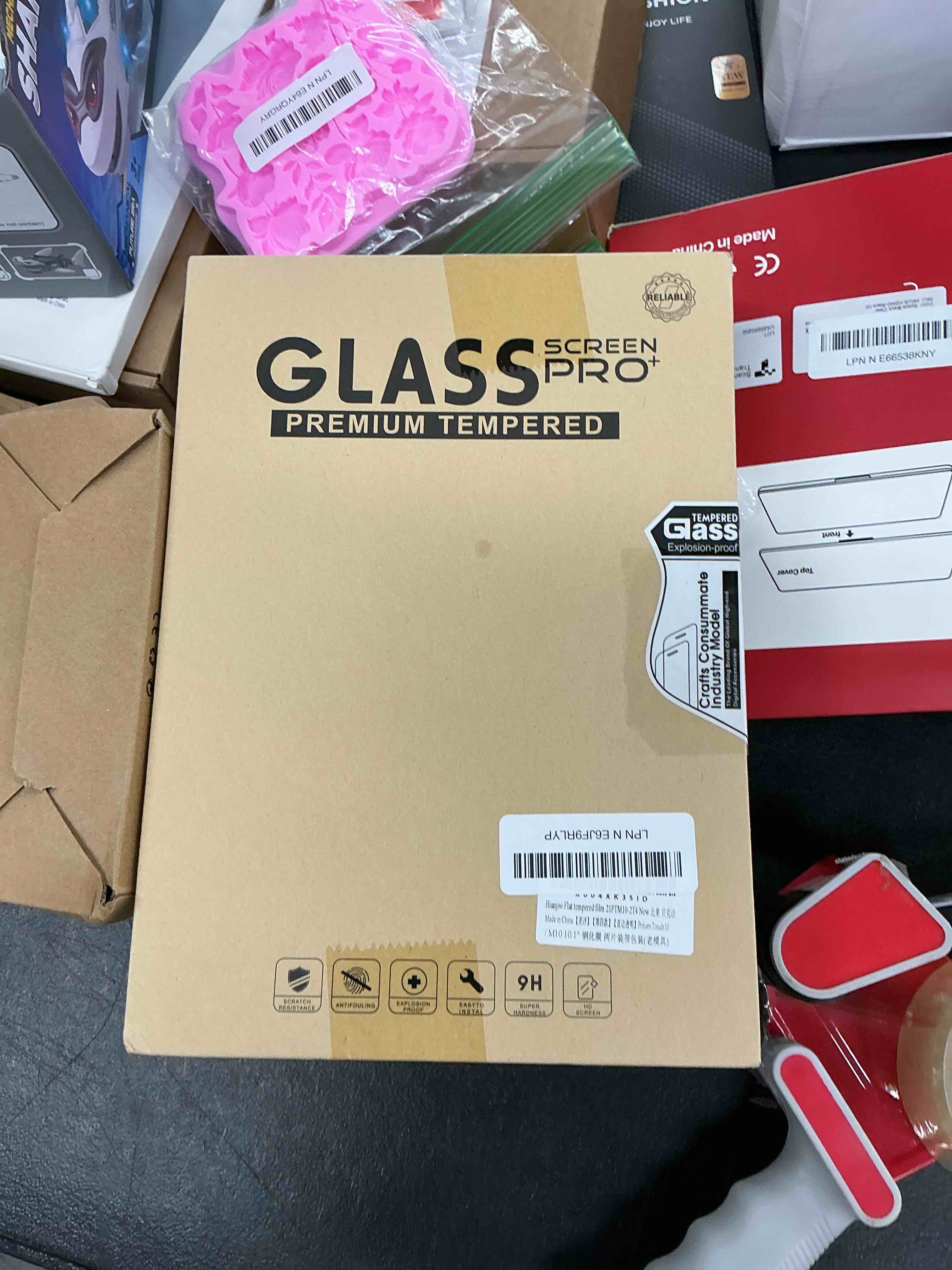 Condition photo showing Good Condition for hianjoo 2-pack screen protectors compatible with pritom touch10 / m10 / m10(3g) / tab 10 lite 10 inch tablet, tempered glass [hd clarity] [9 hardness] [easy installation]
