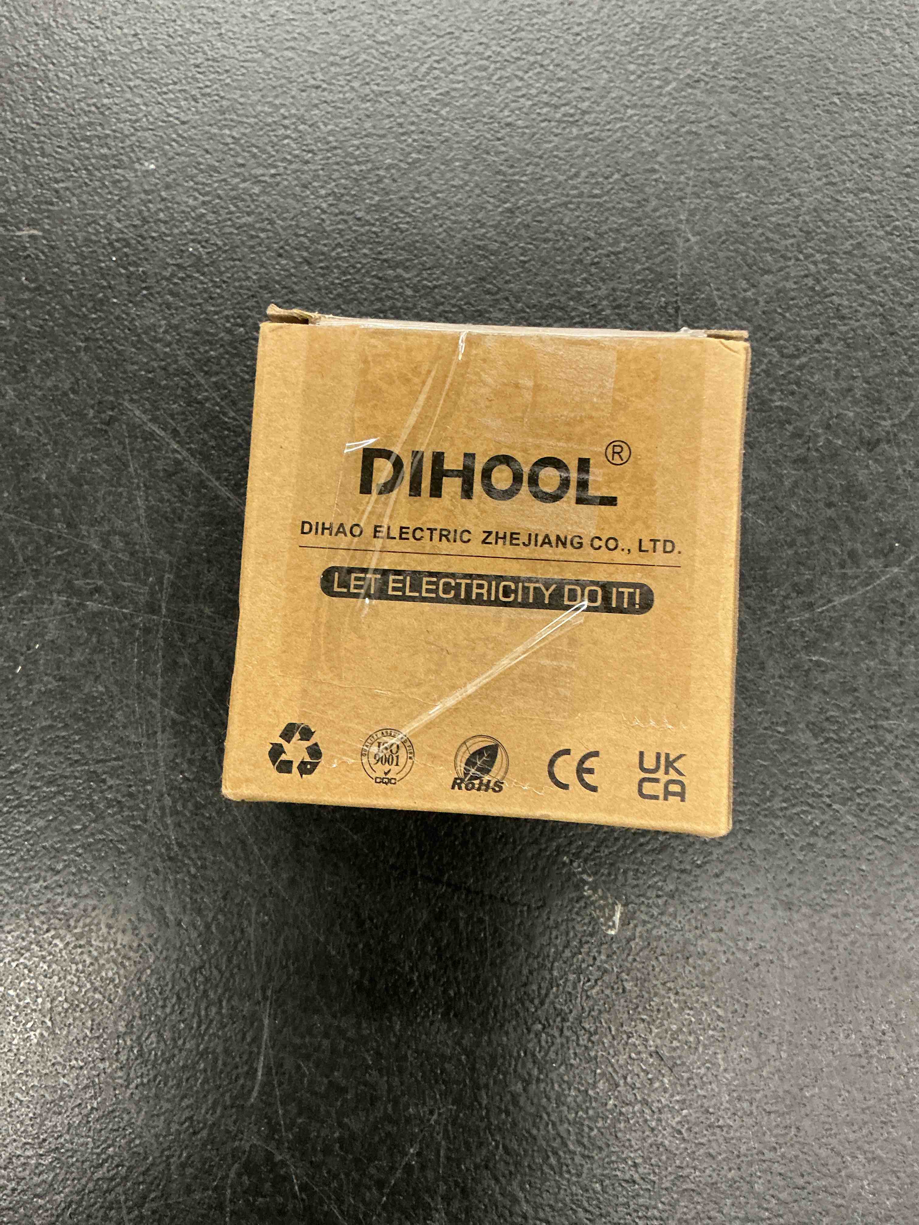 Condition photo showing Good Condition for dihool adjustable voltage protector 110v 220v, low/high voltage cutoff and overcurrent protection, 70-200v undervoltage, 140-300v overvoltage, 1-63a smart circuit breaker ac disconnect, din rail mount