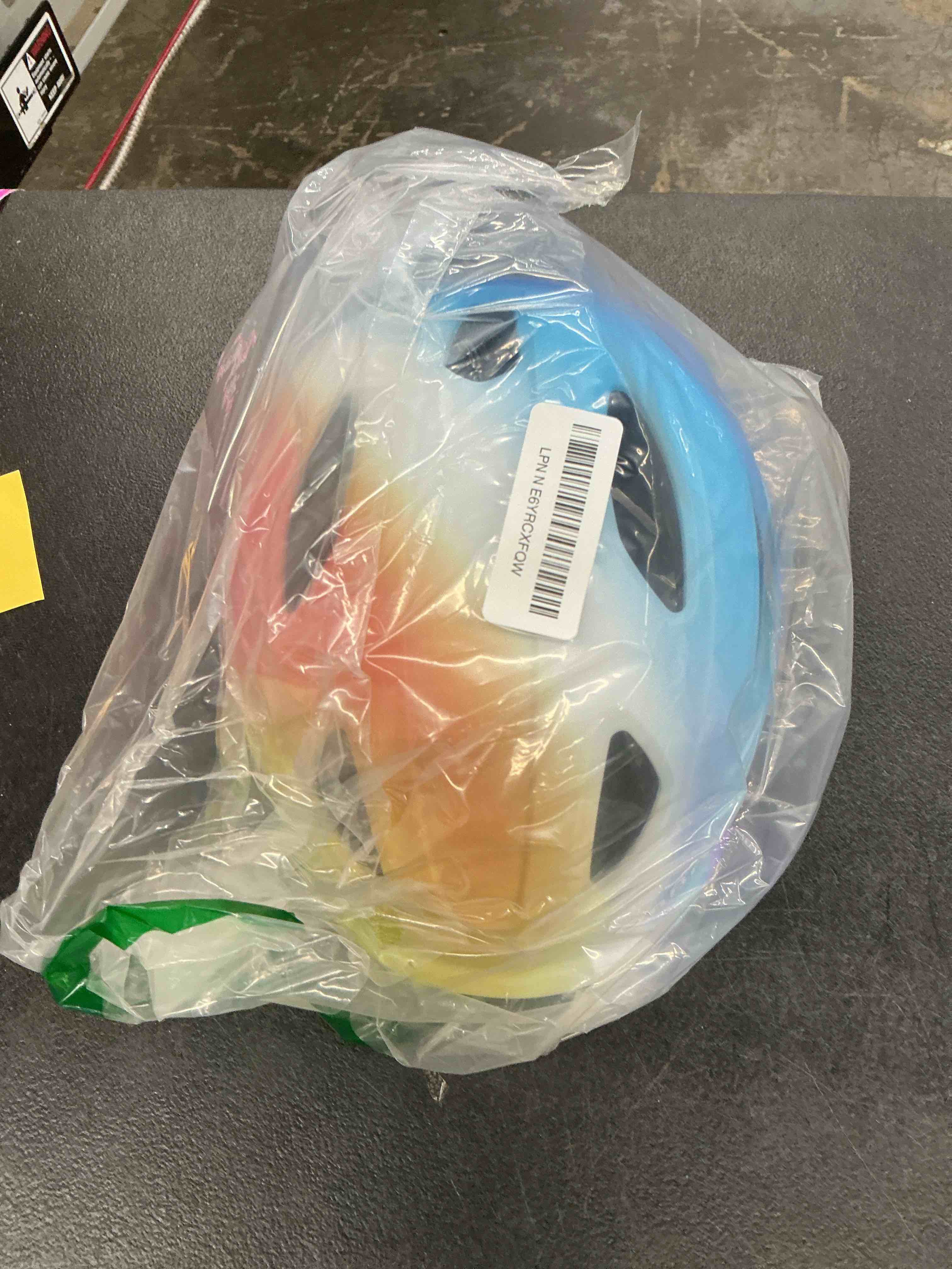 Condition photo showing Good Condition for kids bike helmet, onbros kid bicycle helmet for girls and boys with light lightweight kids helmets certified toddler helmets for kids 3-5-8-10 age (46-50-55 cm) rainbow x-small