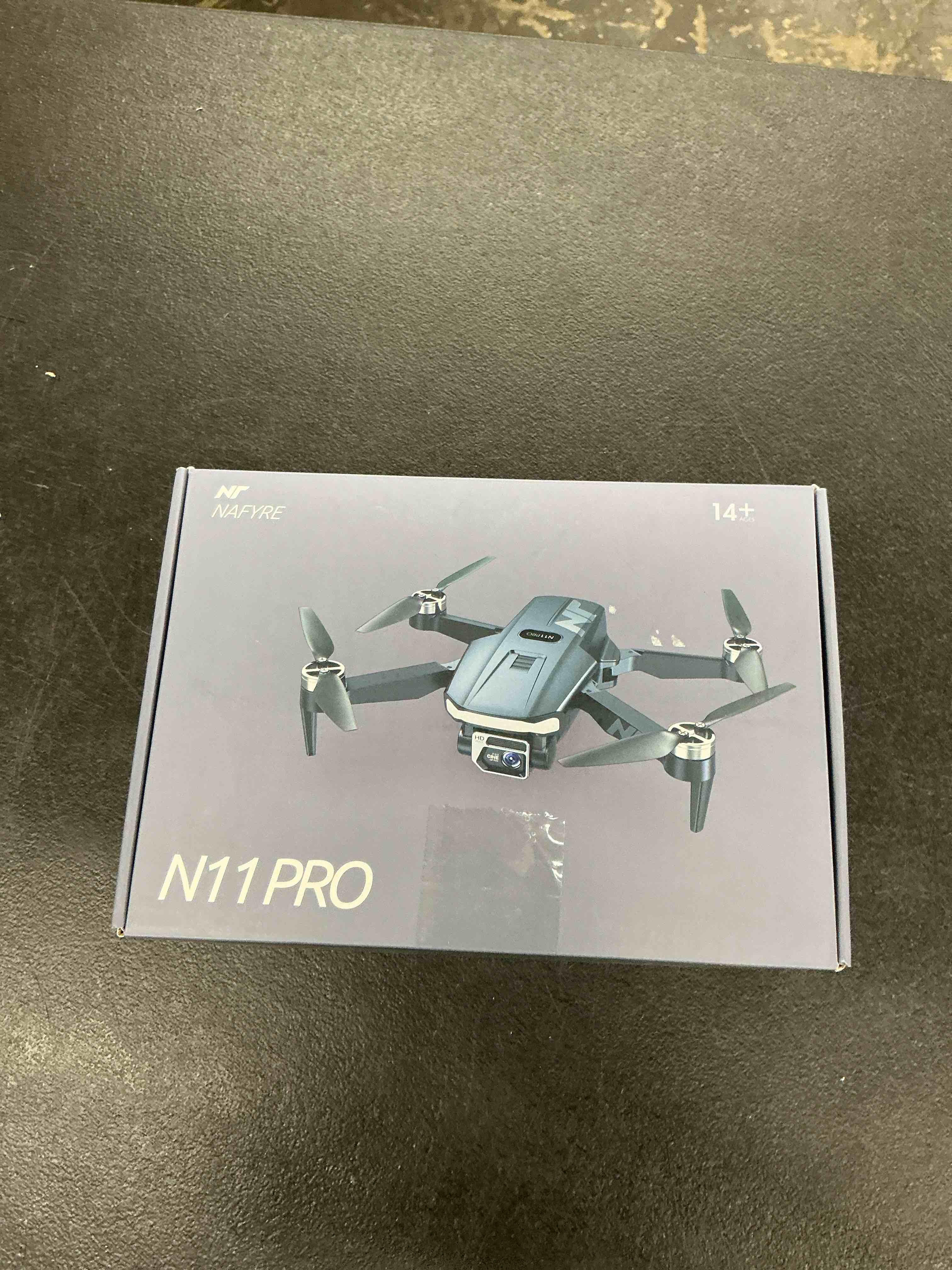 Condition photo showing Good Condition for 4k uhd gps drone with camera for adults n11 pro, 90 min 3 battery long flight time, auto return, follow me, long control range, brushless motor, 5g fpv rc quadcopter for beginners luminous radiant shimmering velvet ethereal gleaming silver