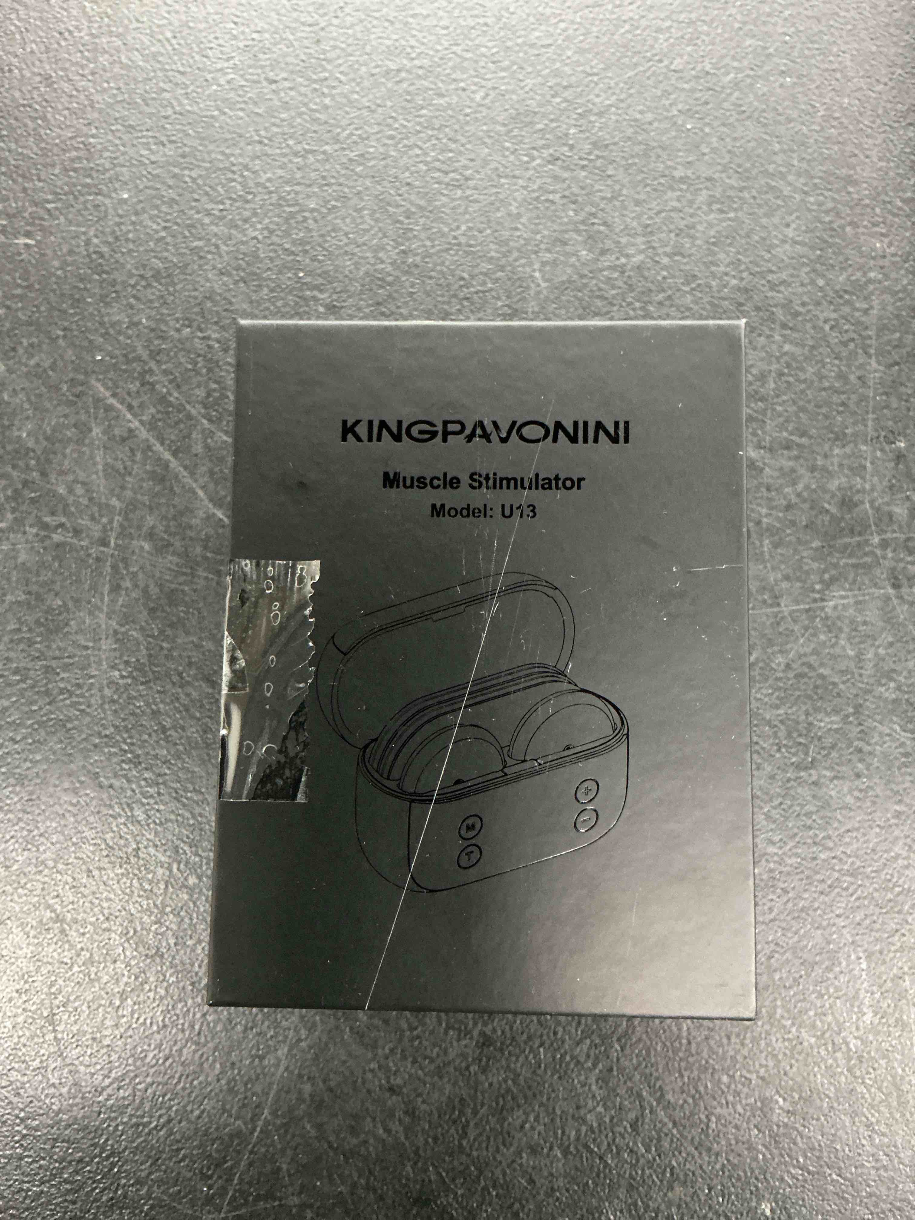 Condition photo showing Good Condition for kingpavonini wireless tens unit muscle stimulator, pocket-sized, model u13 | wireless tens machine, dual channel 30 intensities, 10-60 min timer, sciatica relief, travel office use, gift for men women blue