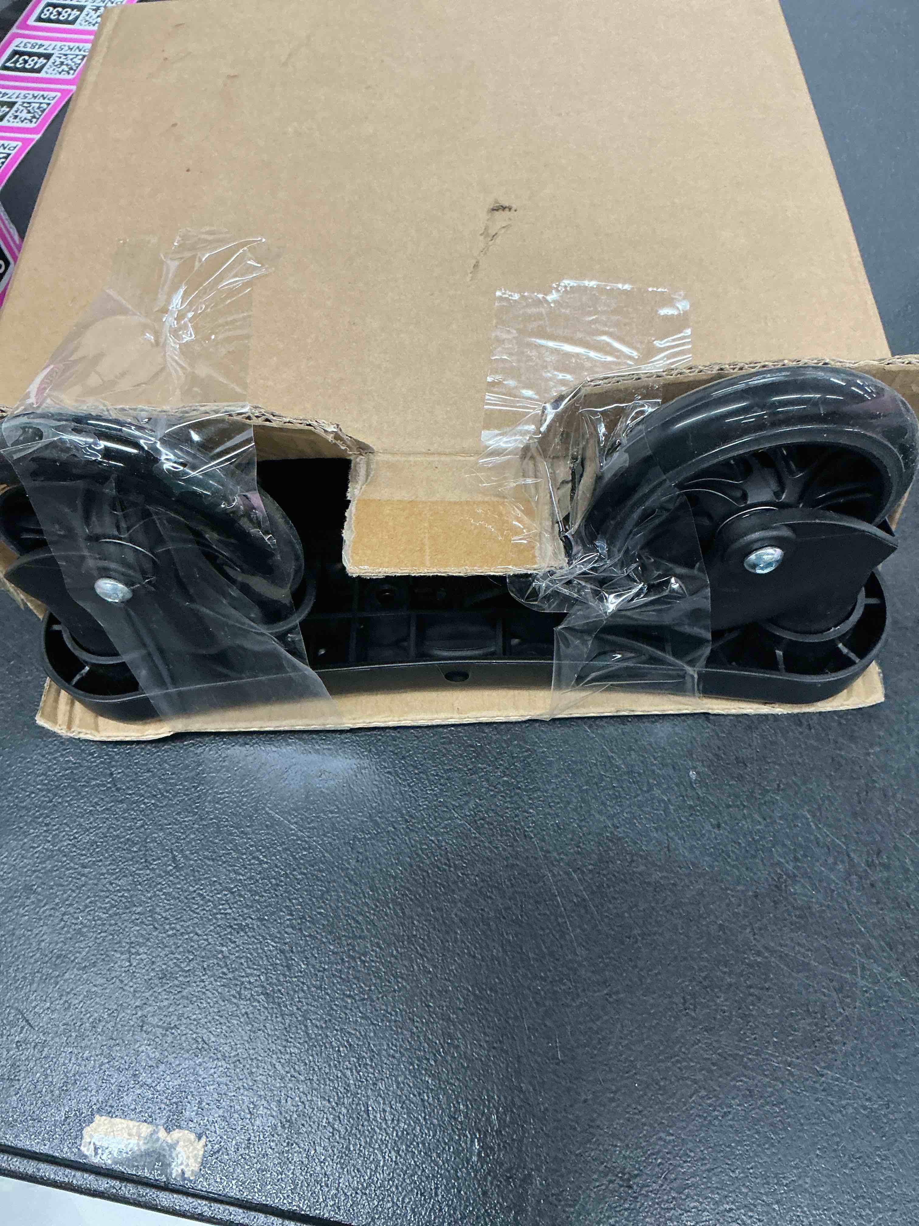 Condition photo showing Good Condition for 2026 new-universal stroller board with detachable seat, 2in1 sit and stand stroller connectors for most strollers, holds children up to 55 lbs stroller standing board black
