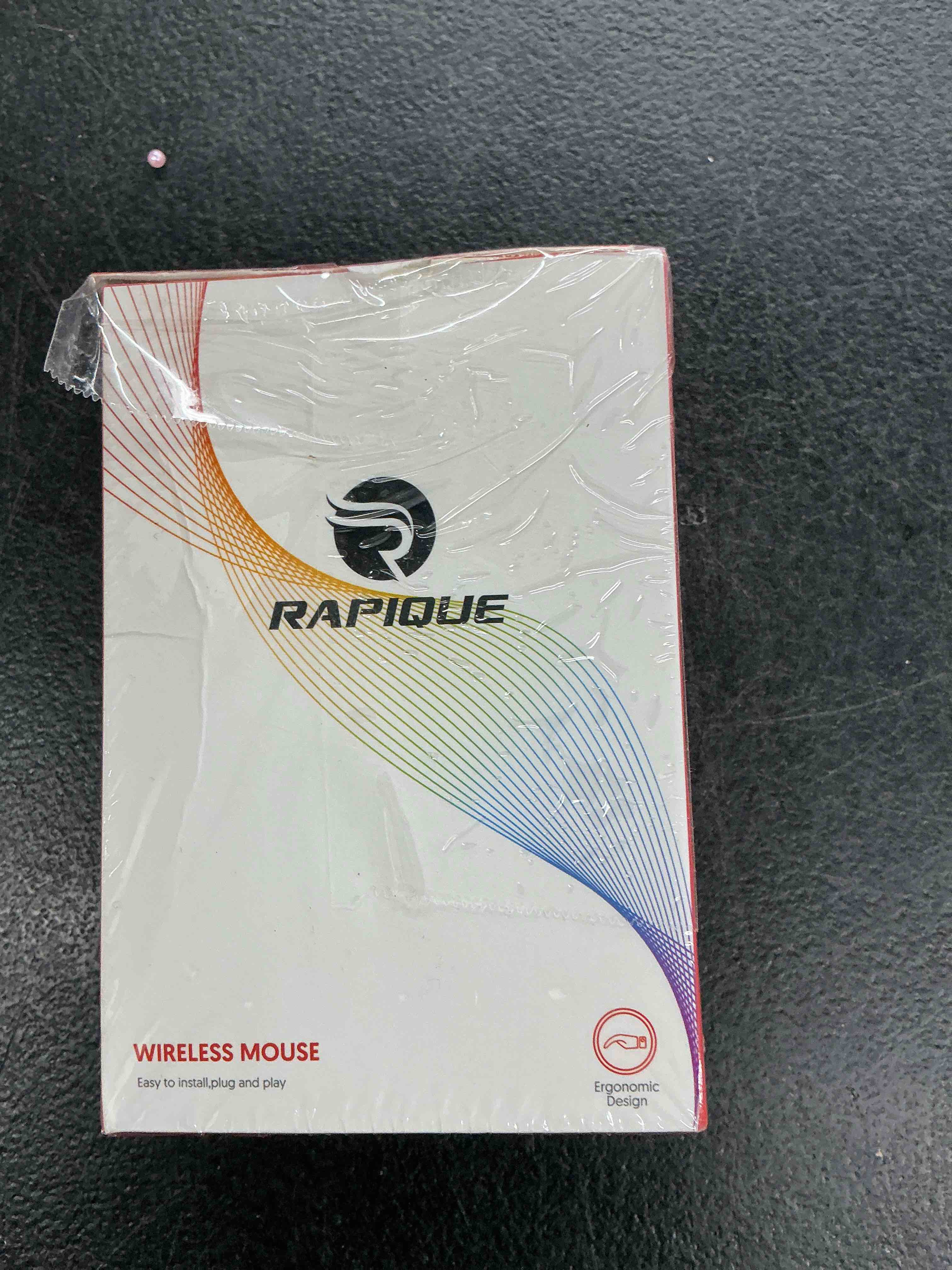 Condition photo showing Good Condition for rapique bluetooth wireless mouse, dual bluetooth & 2.4ghz, light blue | quiet clicks, right-hand ergonomic 6 button, adjustable dpi, aa battery, 3-device switching for laptop, pc, mac, tablet