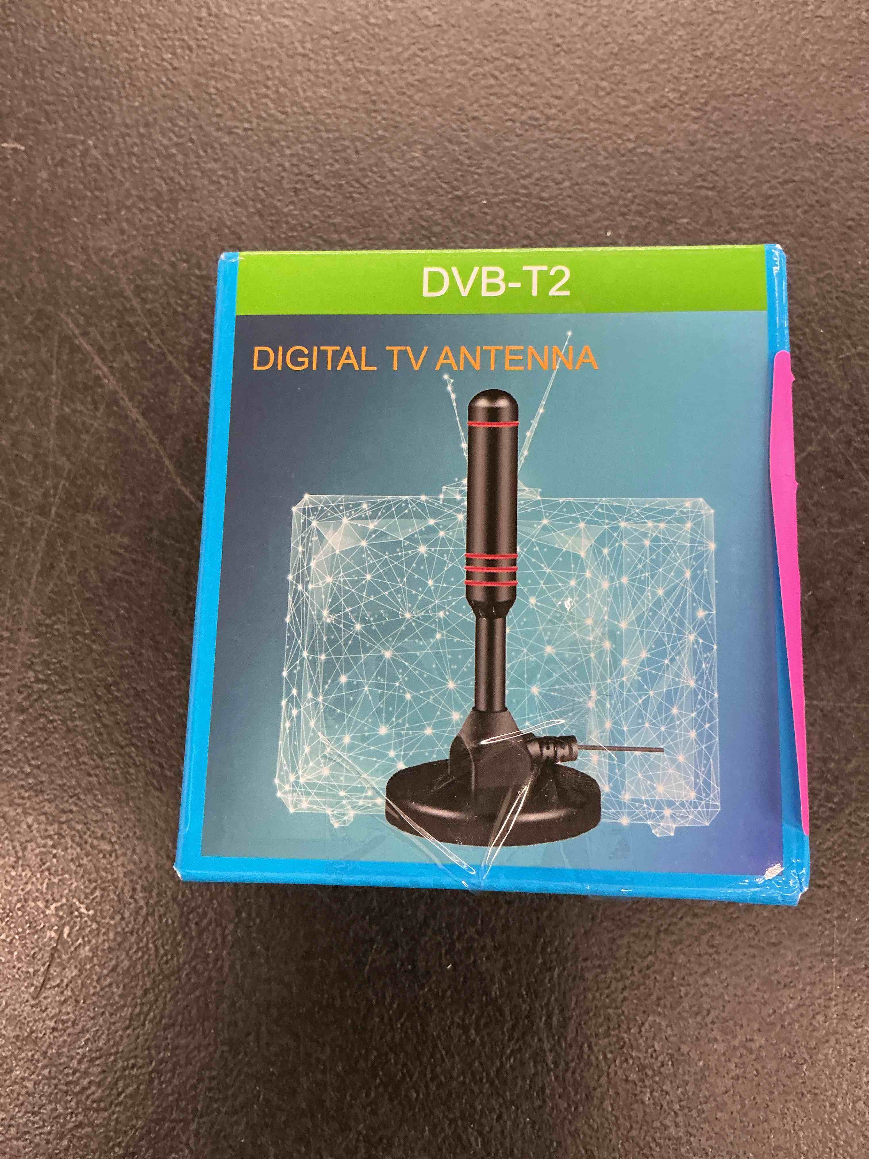 Condition photo showing Good Condition for tv antenna for smart tv indoor, 2024 newest antenna with strong magnetic base, 360°&long range reception tv antenna for local channels, easy setup antenna for tv without cable (black+red)