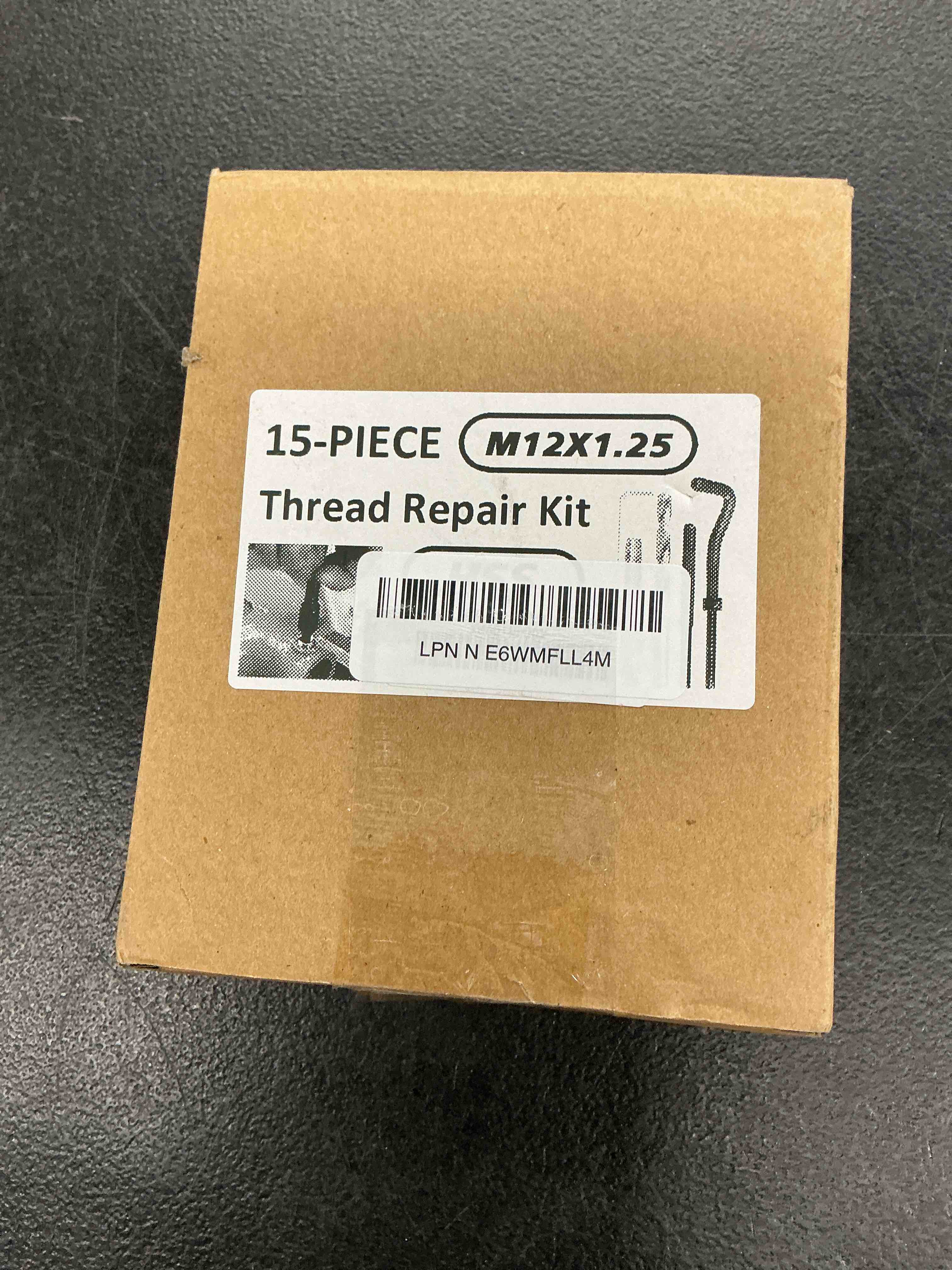 Condition photo showing Good Condition for m12x1.25 thread repair kit, helicoil thread inserts taps kit with hss drill bits compatible hand tool set for damaged thread ? auto repairing(metric)
