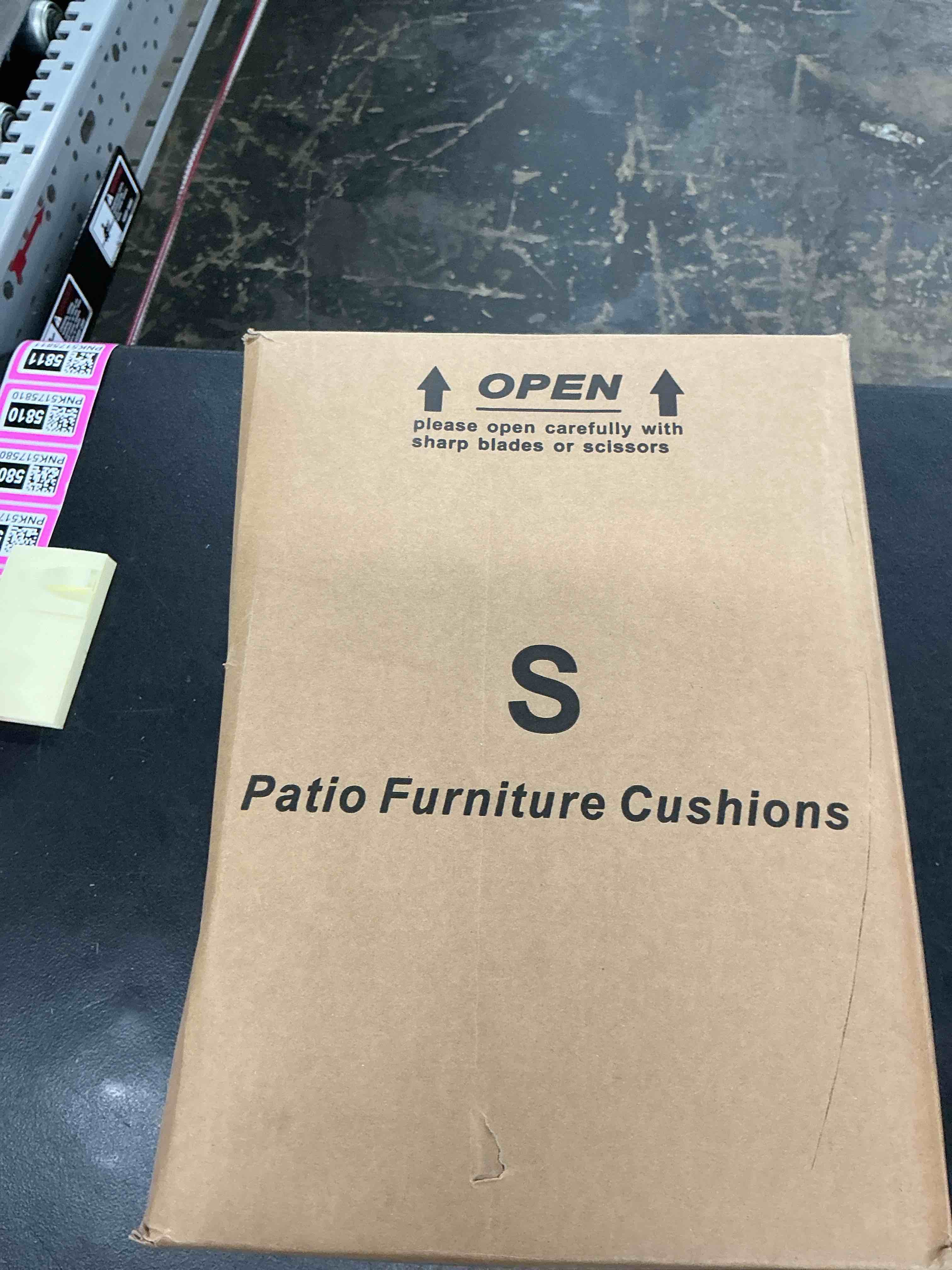Condition photo showing New/Like New for outdoor chair cushions set of 4: waterproof & fade resistant deep seat cushion for patio furniture - 24 x 24 x 3 inch chair pads with ties and hidden zipper - patio chair cushion replacement, beige 24x24x3 inch | 4 pack beige