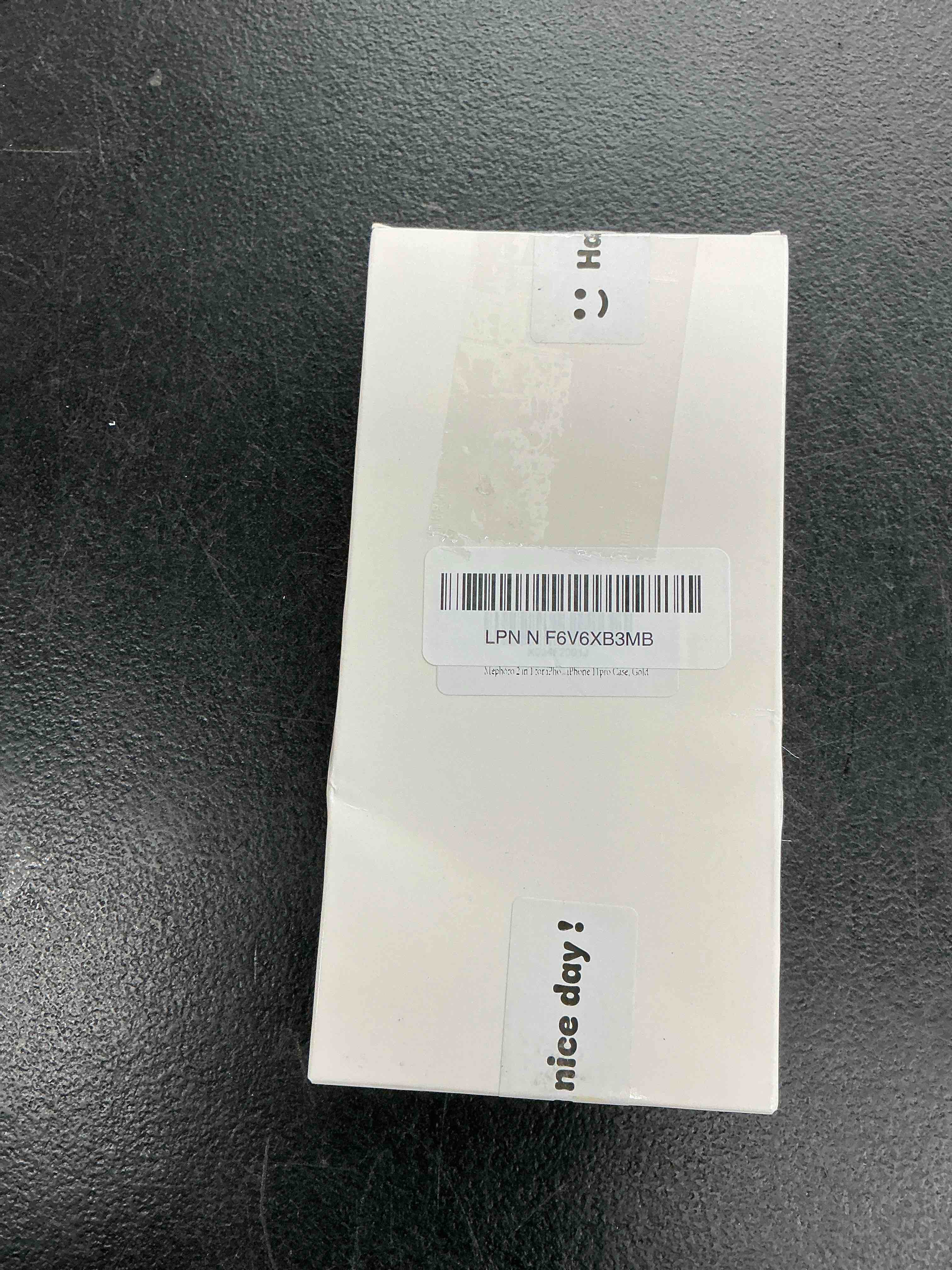 Condition photo showing Good Condition for 2 in 1 for iphone 11 pro case crystal clear, not yellowing, compatible with magsafe, with 1x screen protector + camera lens protector, shockproof protective iphone 11pro case, gold gold iphone 11 pro case