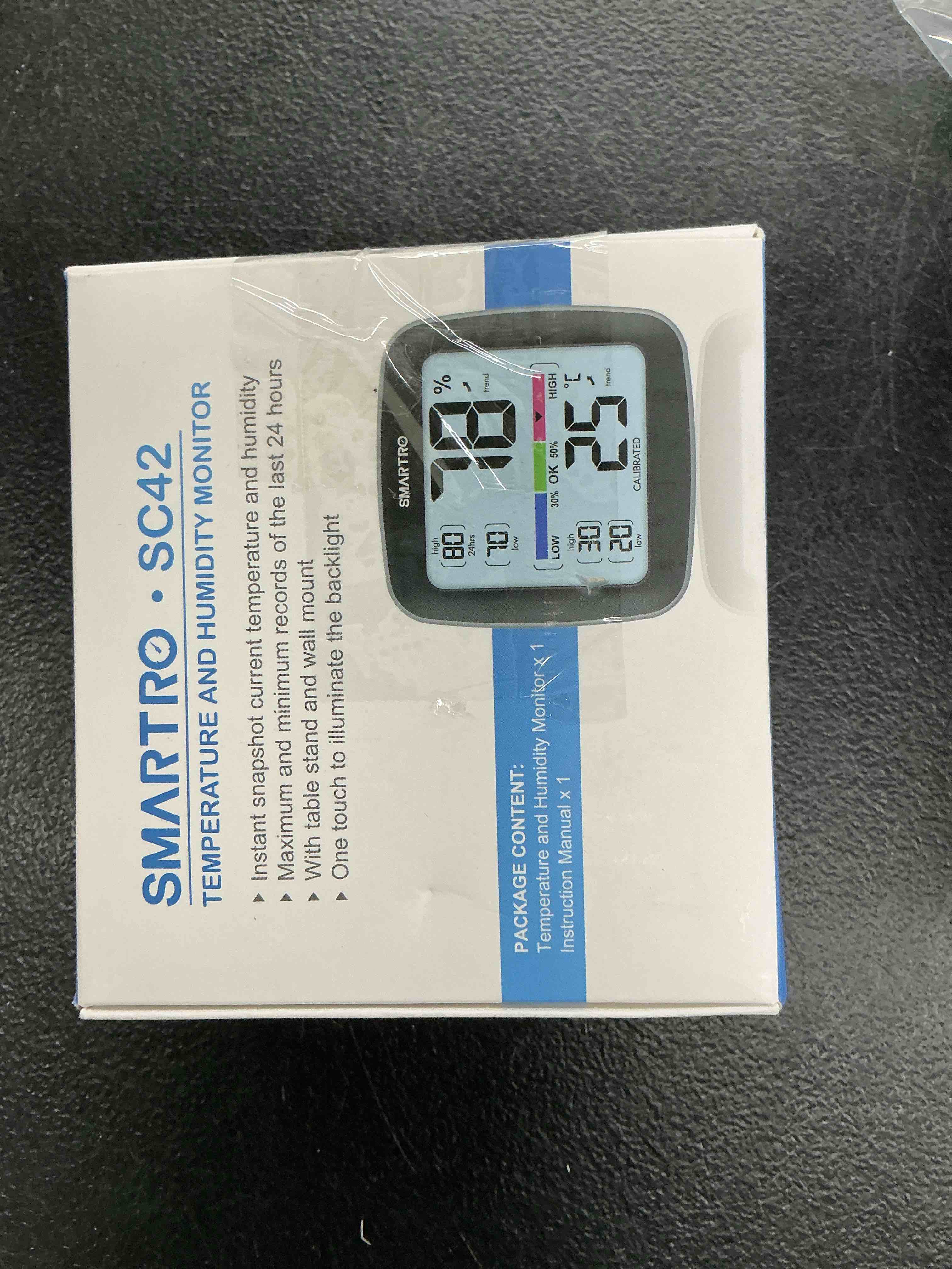 Condition photo showing Good Condition for smartro sc42 professional digital hygrometer indoor thermometer room humidity gauge pro accuracy calibration