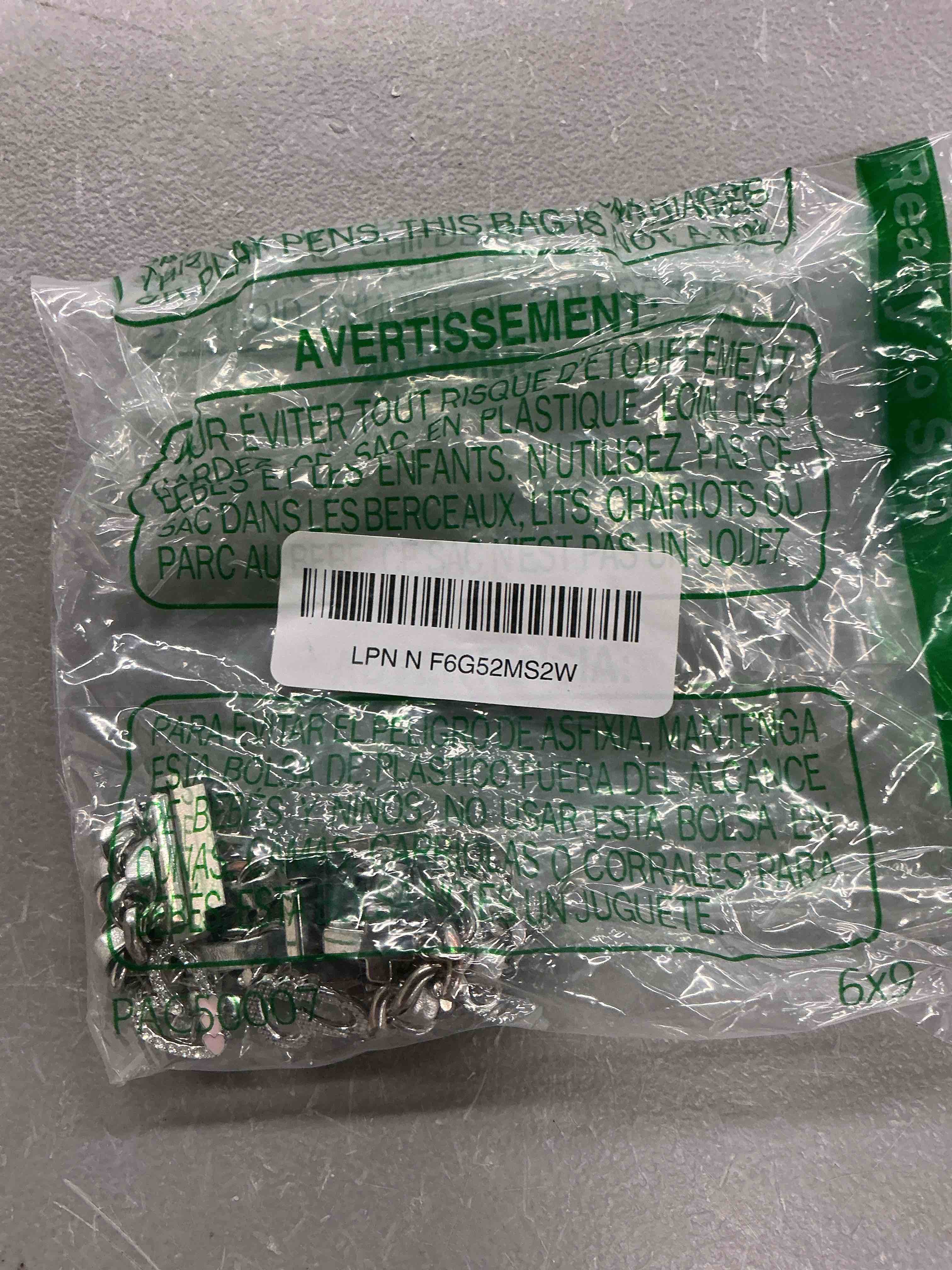Condition photo showing Good Condition for bracelet band with cute charm compatible for samsung galaxy watch 7 6 5 4 fe 40mm 44mm/5 pro 45mm/6 classic 43mm 47mm/4 classic 42mm 46mm, galaxy active 2, 20mm metal replacement strap for women 20mm b2-2crosses-silver/silver