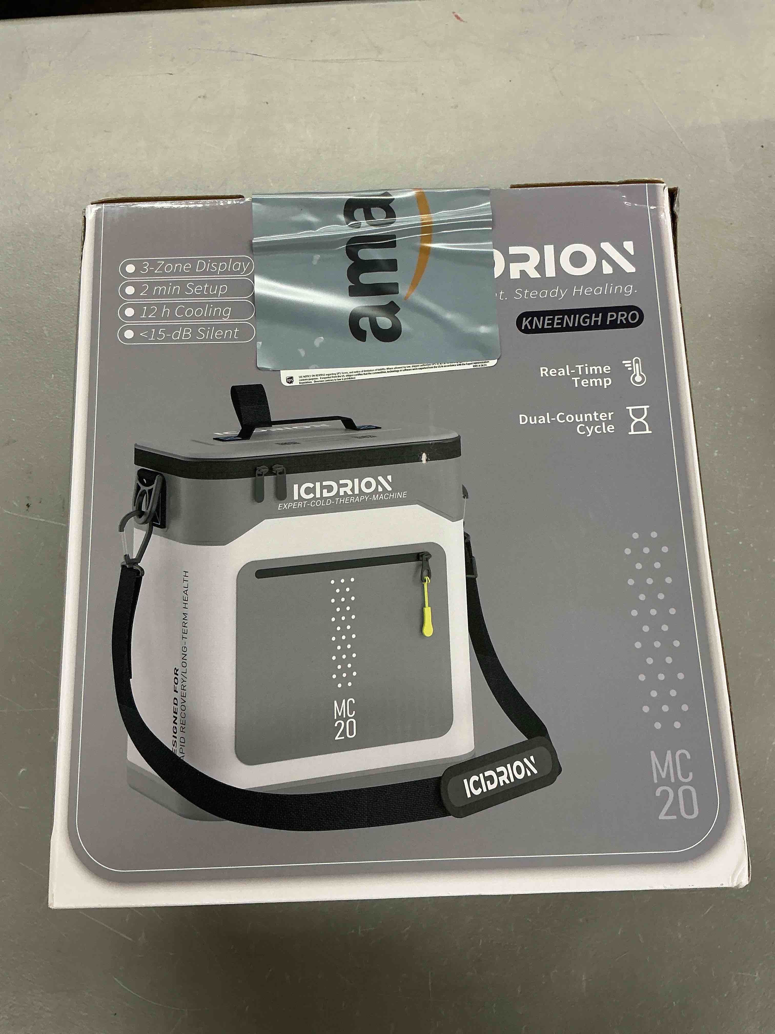 Condition photo showing New/Like New for ice machine for knee after surgery, programmable cold therapy machine w/temp disp, 12h knee ice machine pain relief, 12qt/ultra-quiet,cryotherapy for knee replacement shoulder hip
