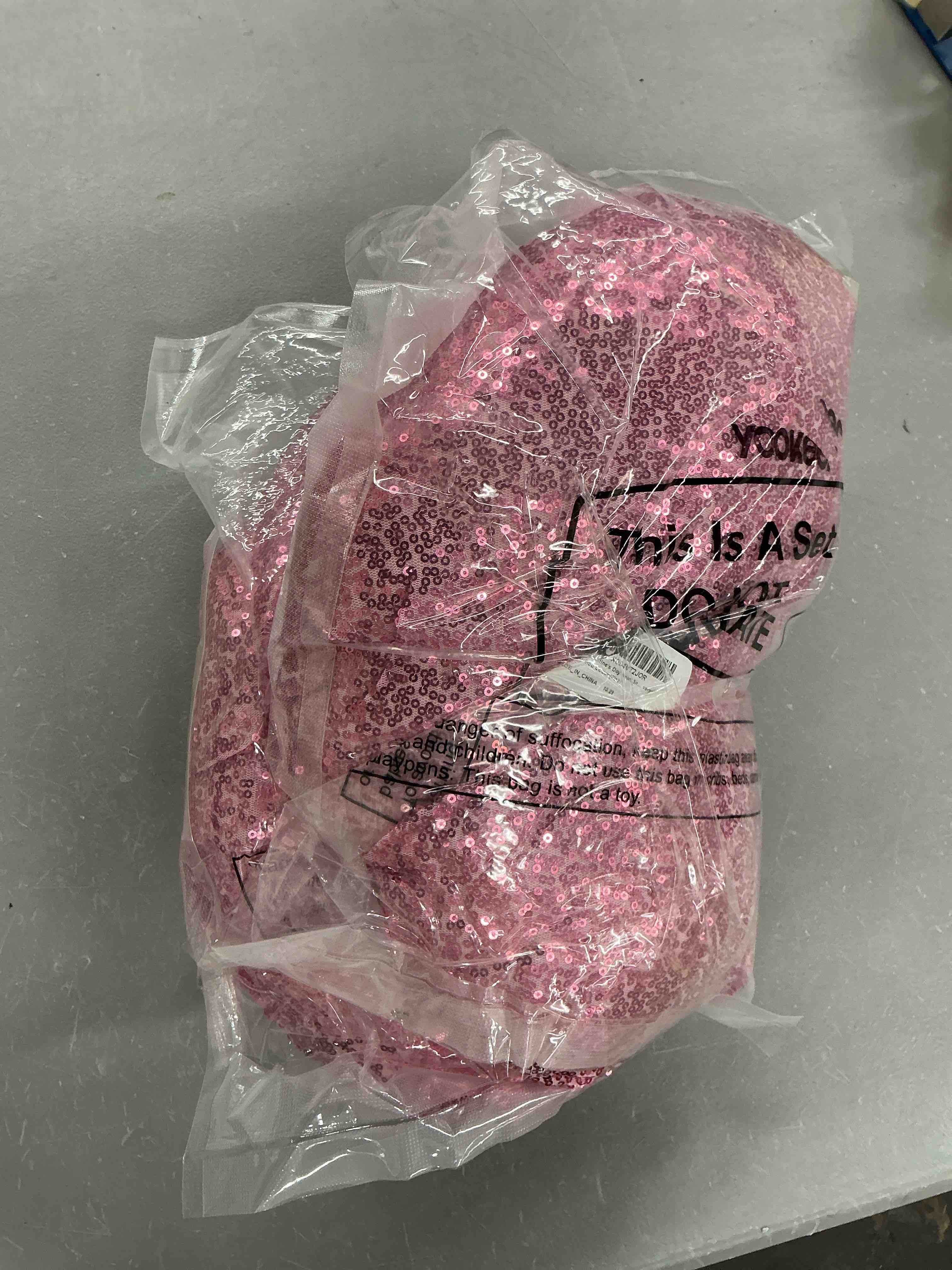 Condition photo showing Good Condition for yookeer metallic back to school heart shaped pillow 14 x 12 inch decorative leather throw pillows solid soft shiny cushion for women girls students wedding anniversary bed couch dorm decor?pink? pink glitter sequins