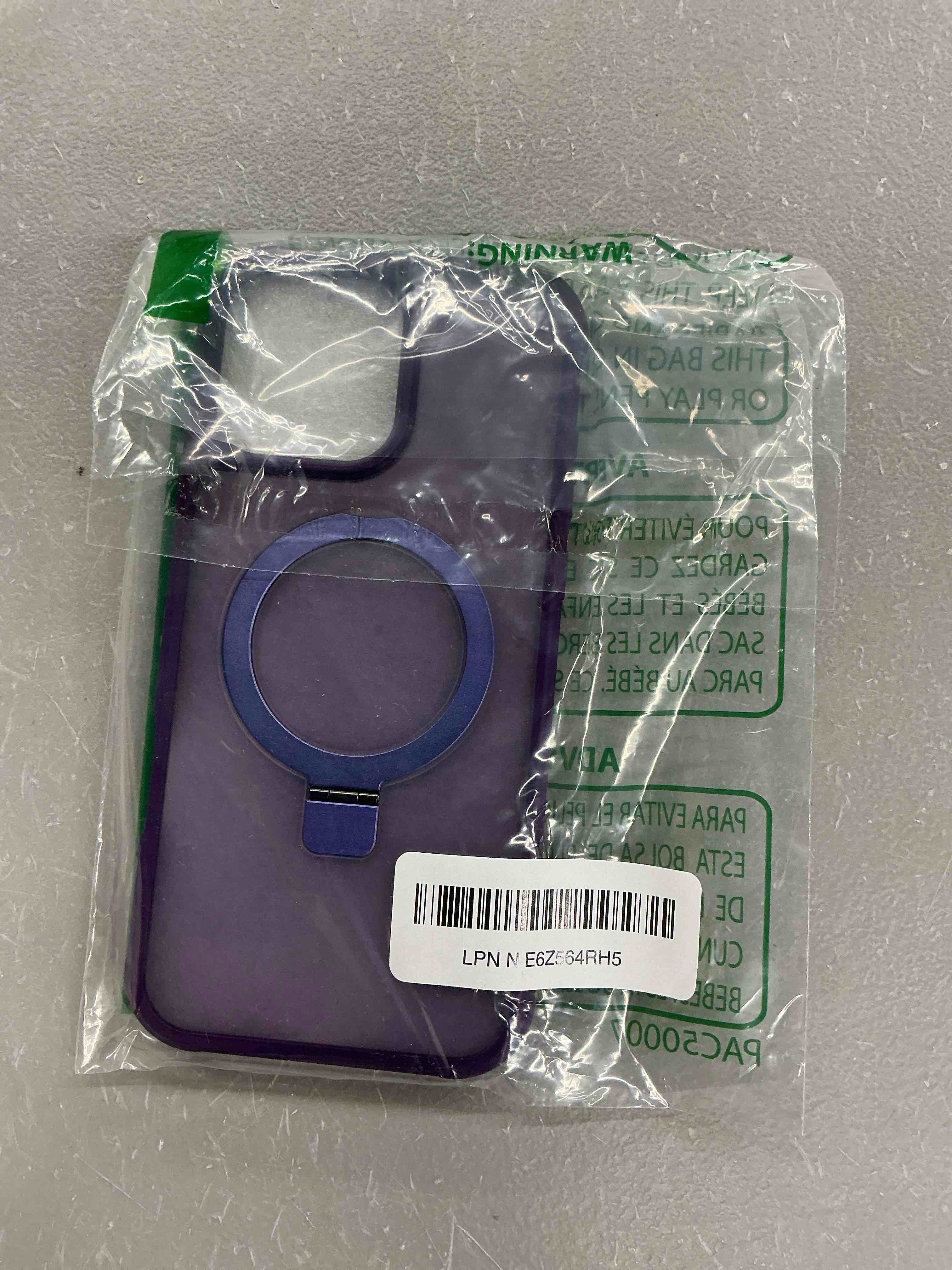 Condition photo showing Good Condition for chaofeng magnetic compatible with iphone 16 pro max case with stand [military grade drop tested][compatible with magnet] ring translucent slim hard back soft edge, purple purple iphone 16 pro max