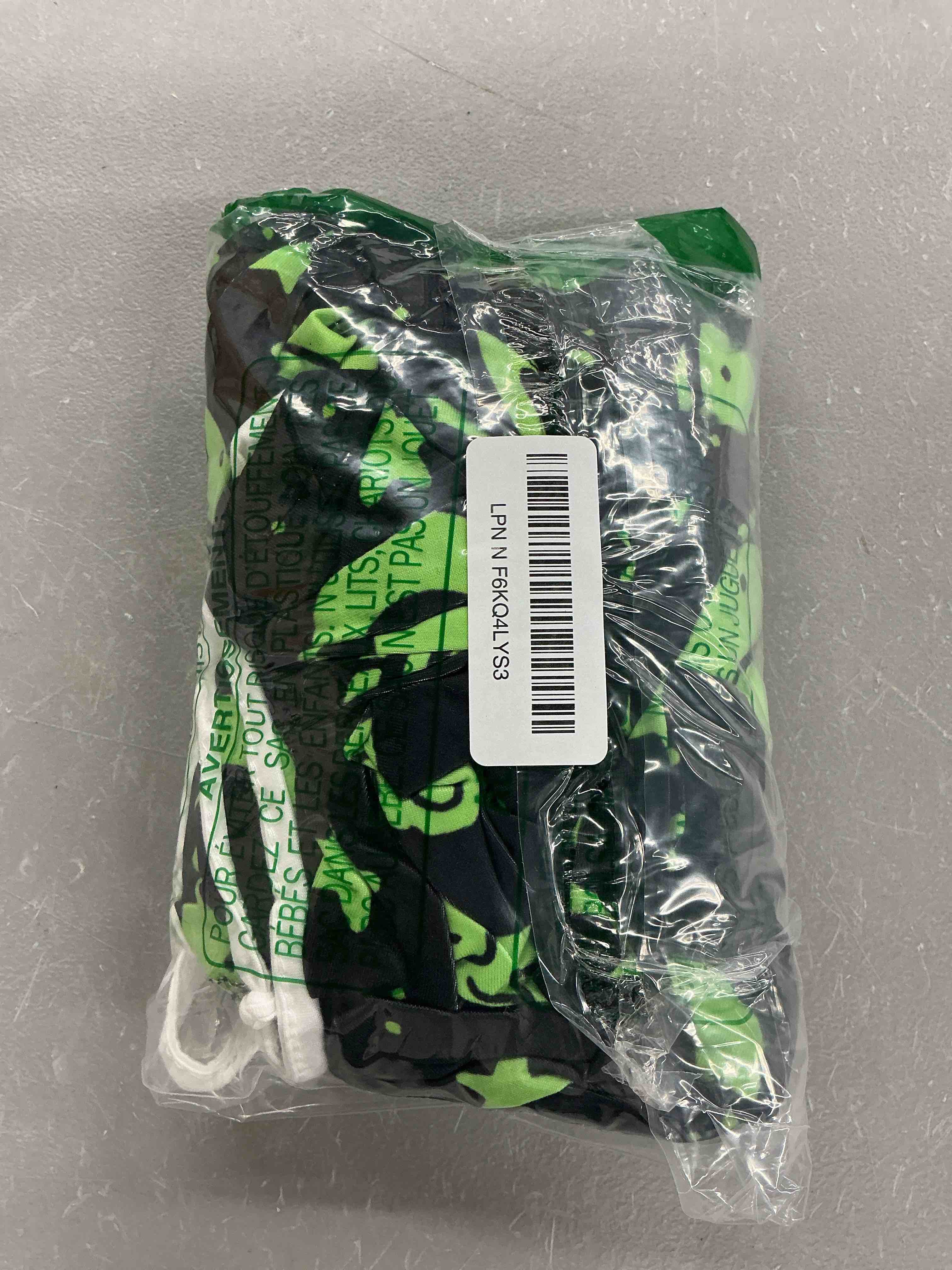 Condition photo showing Good Condition for women's comfy pajama pants casual lounge pant wide leg palazzo stretch drawstring bottoms green alien ufo moon medium