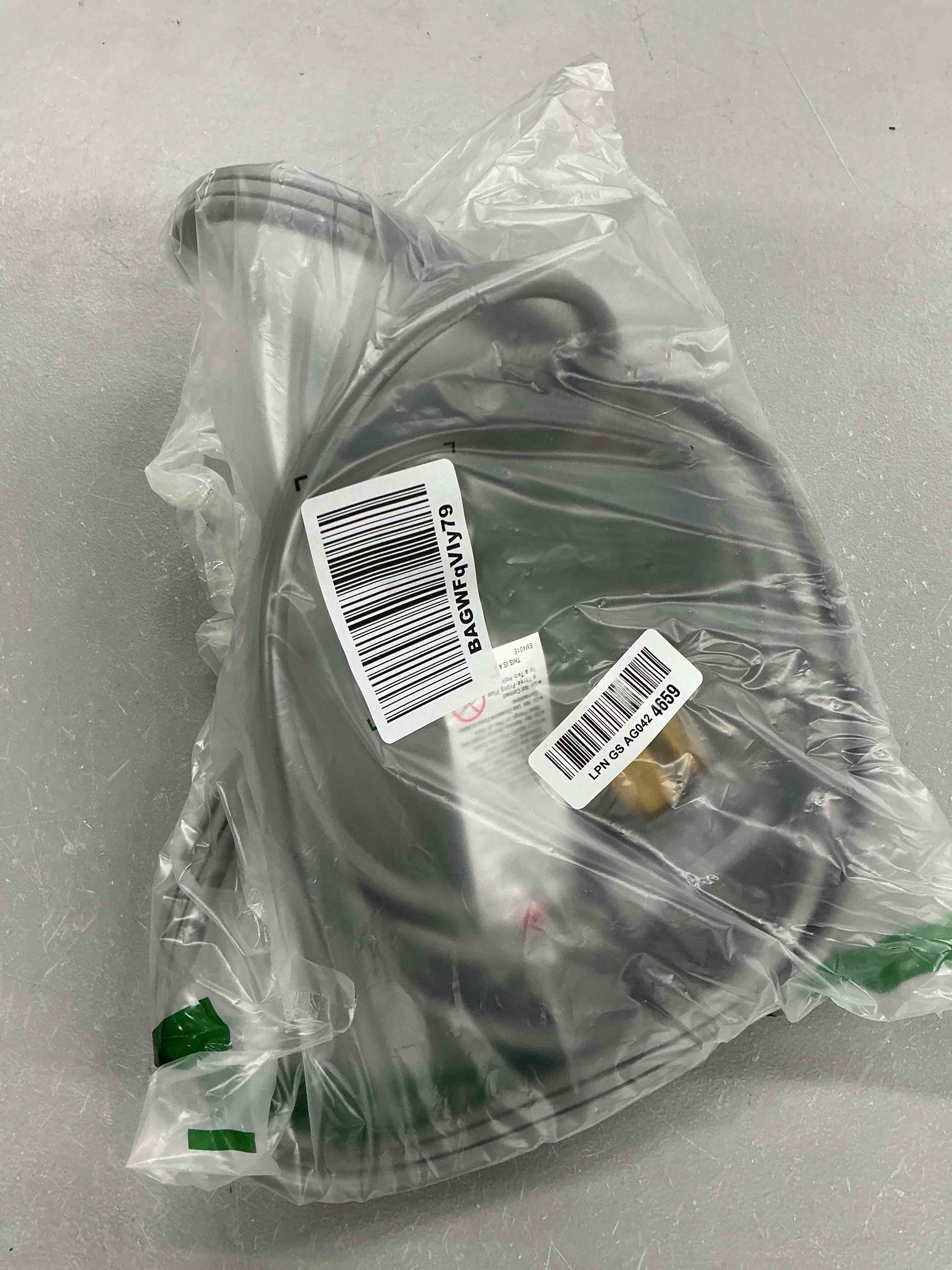 Condition photo showing Good Condition for 3 prong dryer cord 10 ft, nema 10-30p to 3-wire appliance cord, 30-amp, 3 wires with eyelet connectors, 10 gauge copper wire, grey cable 10ft