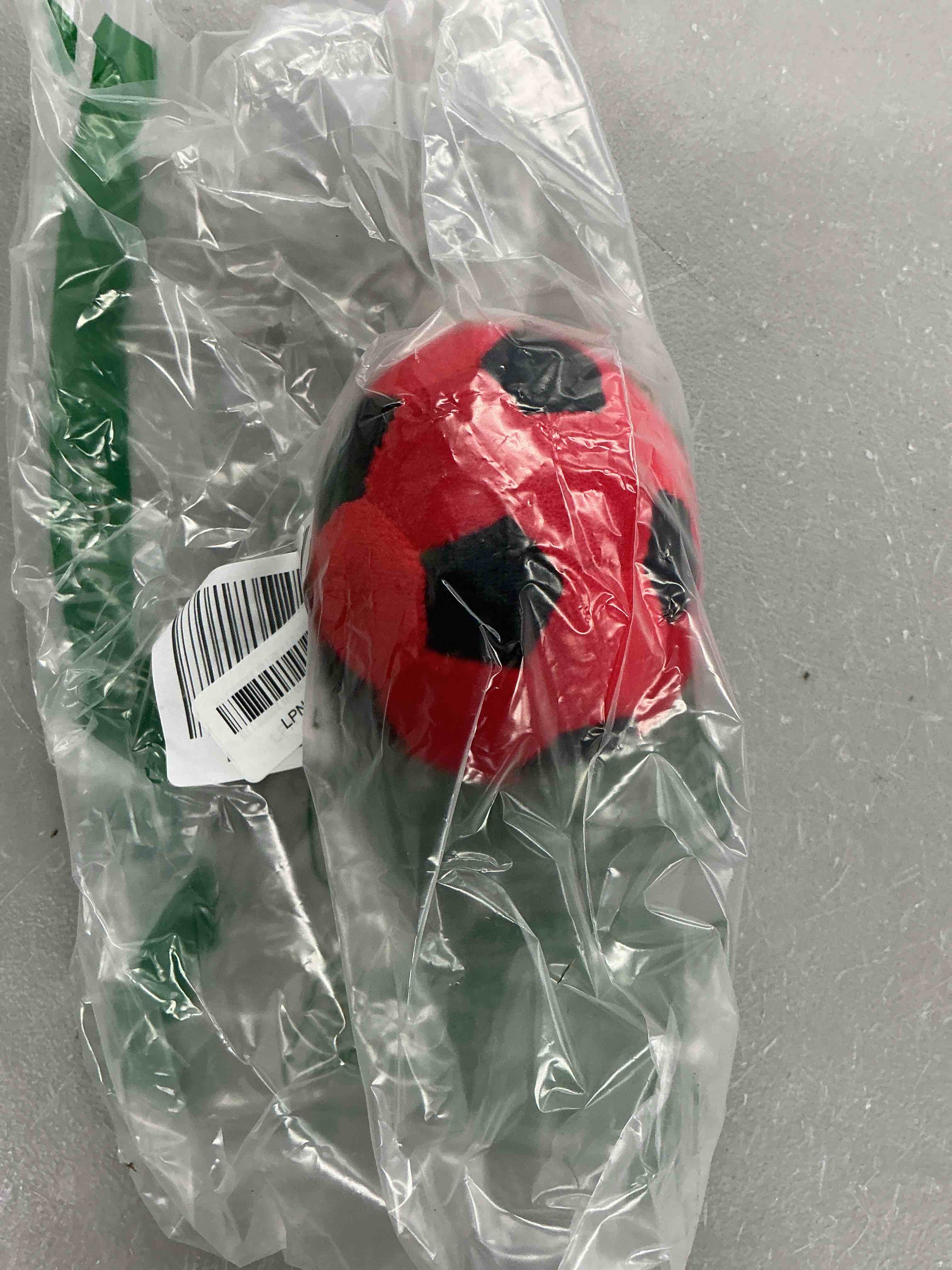 Condition photo showing Good Condition for soccer hackys footbag sacks?soft plush footbags for adults,durable fleece juggling balls,for foot coordination training, stress relief,outdoor play, party favors red black