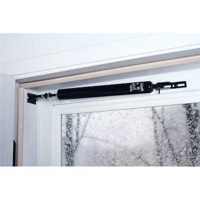 WRIGHT PRODUCTS 12.625-in Light Duty Adjustable Black Aluminum Hold Open