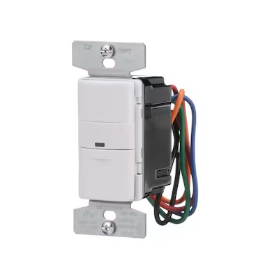 Eaton Single-pole/3-way 15 -Amp Occupancy Motion Sensor Light Switch , White