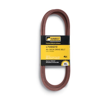 Sunbelt 1/2-in x 103.25-in Deck Belt, for 46-in Riding Mower/Tractors, Replaces OEM Part Number 75404219, 95404219, 754-04219, 954-04220