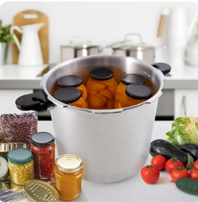 UNIFULL 24 Quart/23 Liter Pressure Cooker,Pressure Canner with Pressure Gauge,Pressure Relief is 10 or 15 PSI(+/- 5%) (with 2 Pressure Relief Valves)