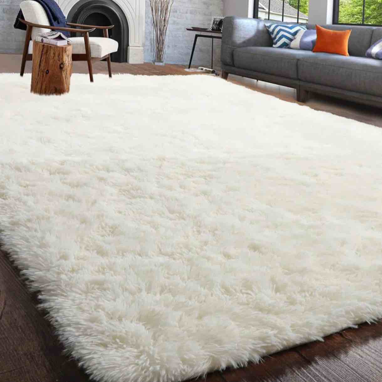 Rectangle Gladys Commercial Use Area Rug with Non-Slip Backing