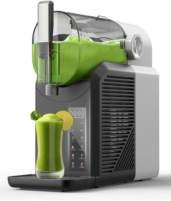 Slushie Machine, 15-Minute Slushy Machine(Fastest Results) for Home, Frozen Drink and Slushie Maker with 7 Preset Programs, 4 Hours Freshness, Milkshakes, Margaritas, Frappés and More