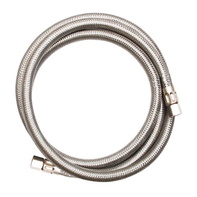 EASTMAN 10-ft 1/4 -in Compression Inlet x 1/4 -in Compression Outlet Stainless steel Ice maker