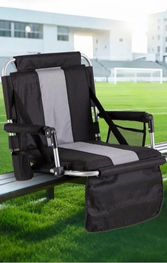 Sophia&William Portable Stadium Chair Stadium Seat for Bleacher with Cup Holder