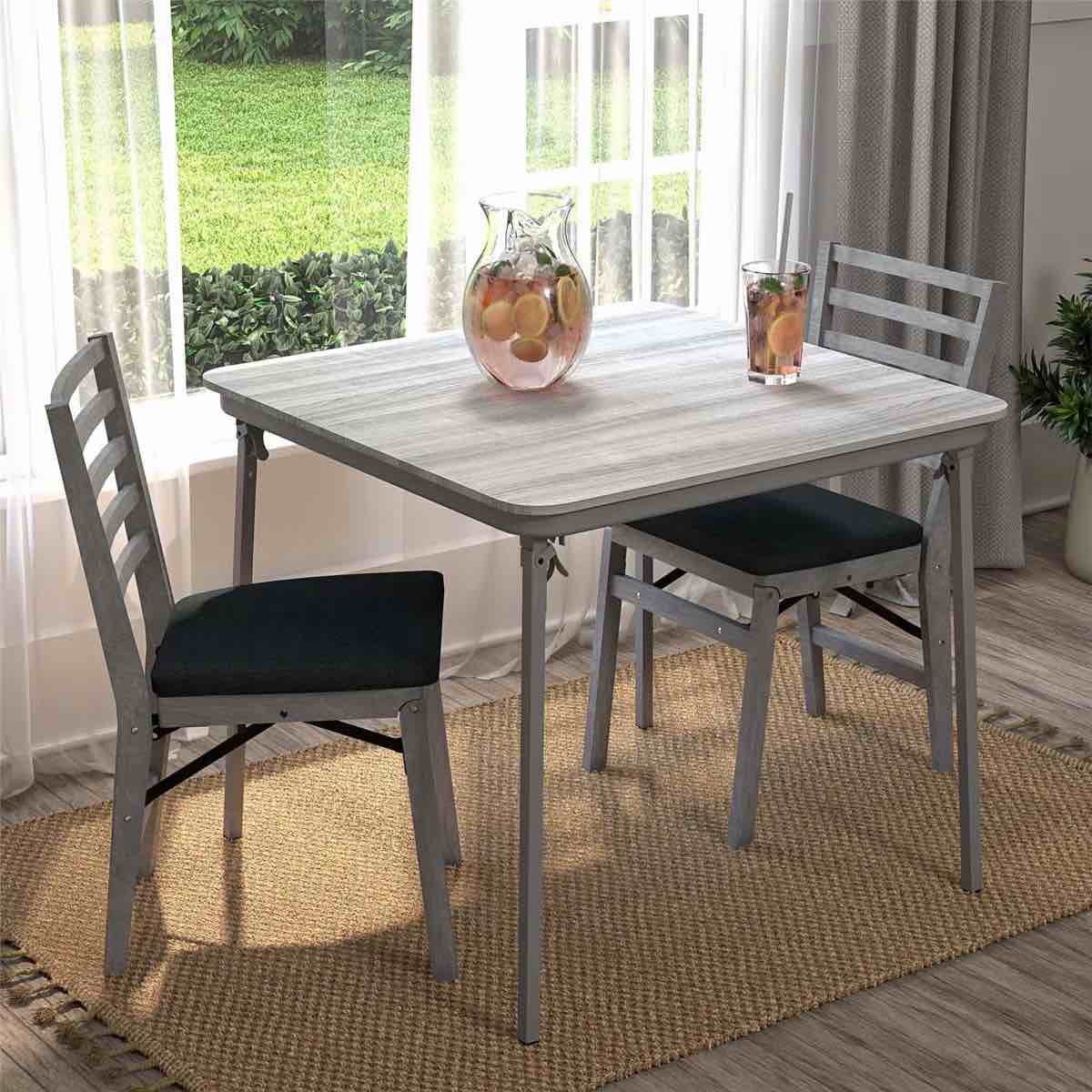 34" x 34" Square Folding Table w/ Melamine top